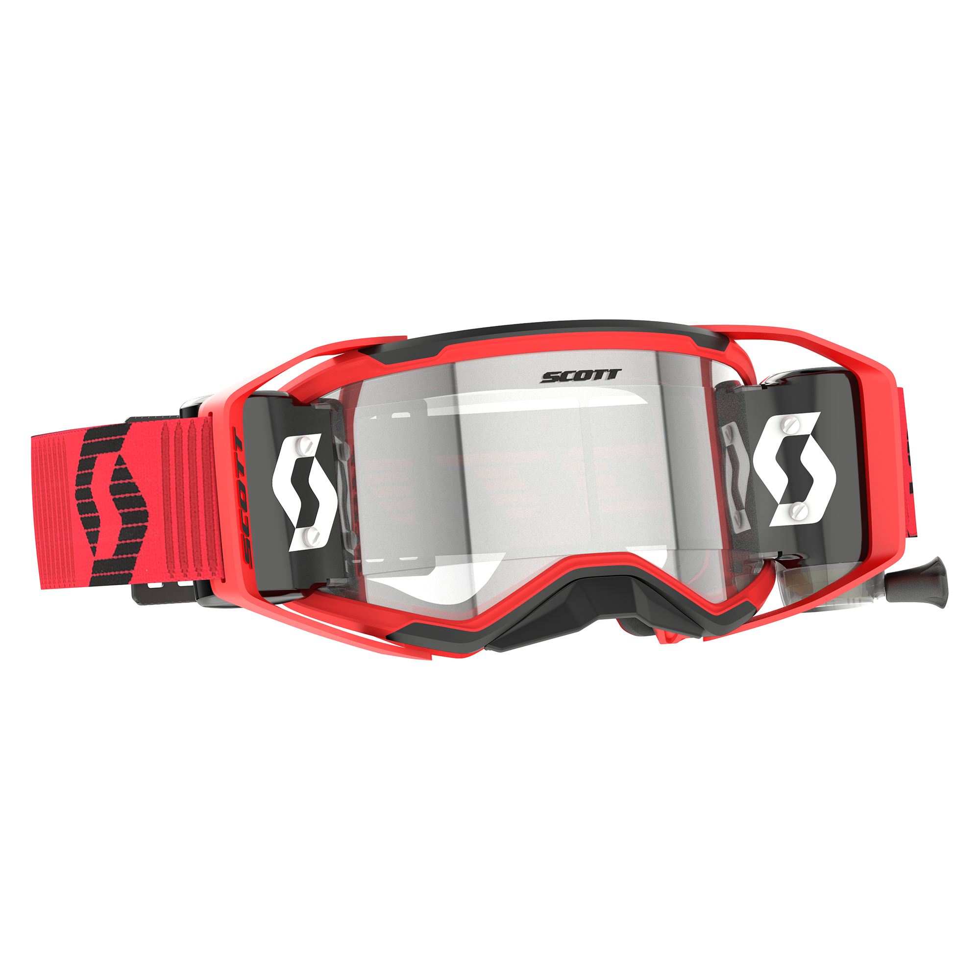 Scott Prospect 2.0 WFS MX Goggles Red / Black - FREE UK Shipping, FREE 365 Day Returns | Moto Central