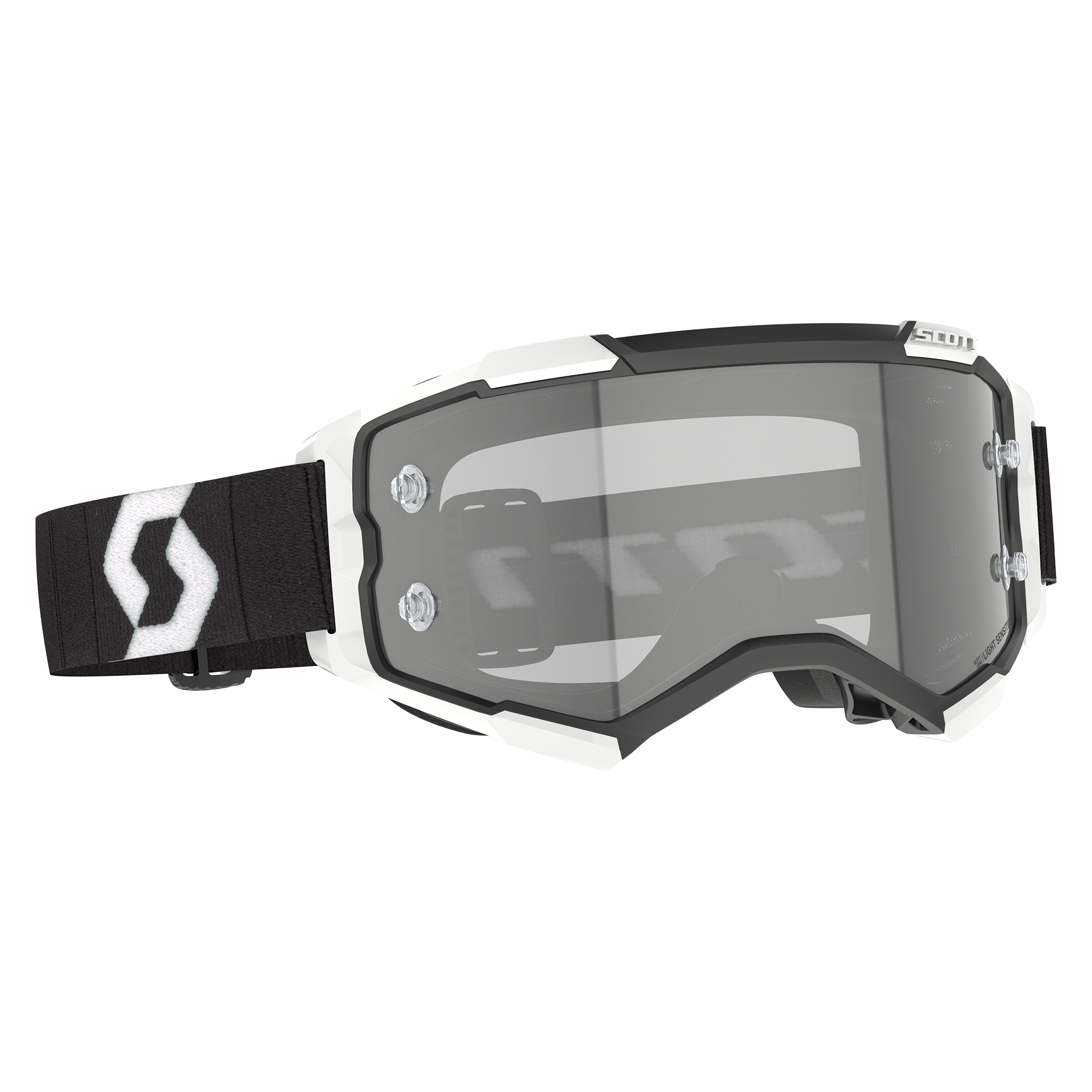 Scott Fury LS MX Goggles Black / White - FREE UK Shipping, FREE 365 Day Returns | Moto Central