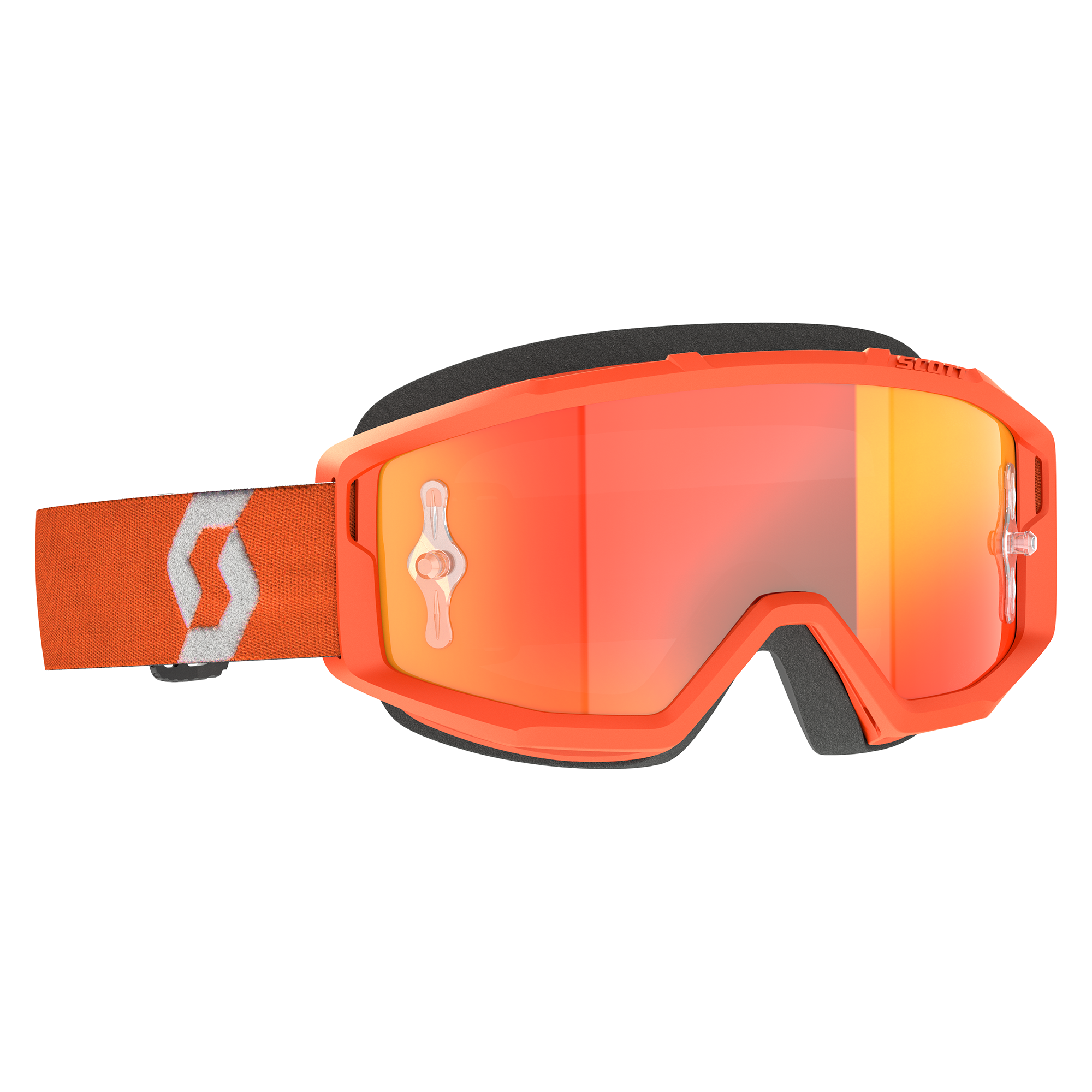 Scott Primal Chrome MX Goggles Orange / White - FREE UK Shipping, FREE 365 Day Returns | Moto Central