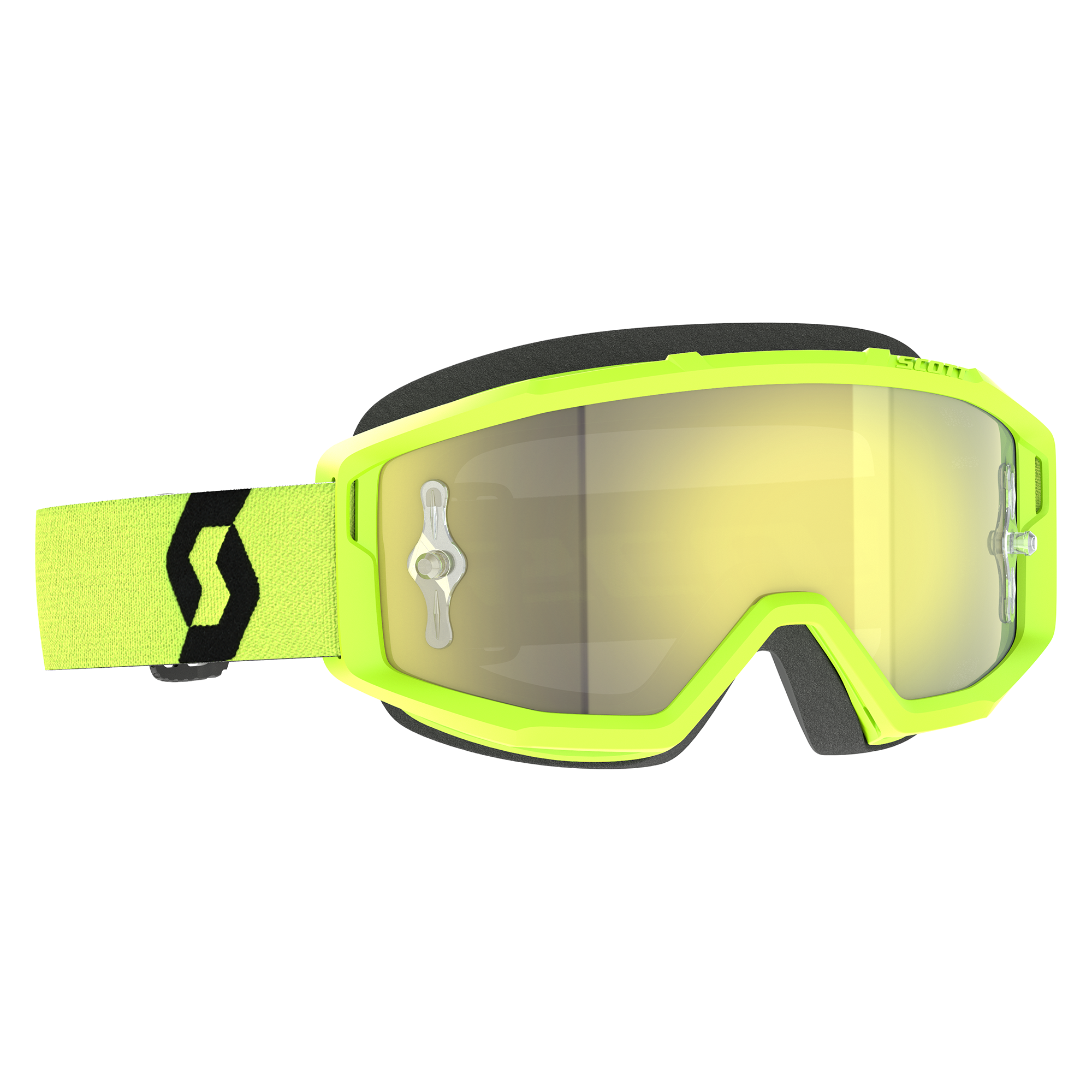 Scott Primal Chrome MX Goggles Yellow / Black - FREE UK Shipping, FREE 365 Day Returns | Moto Central