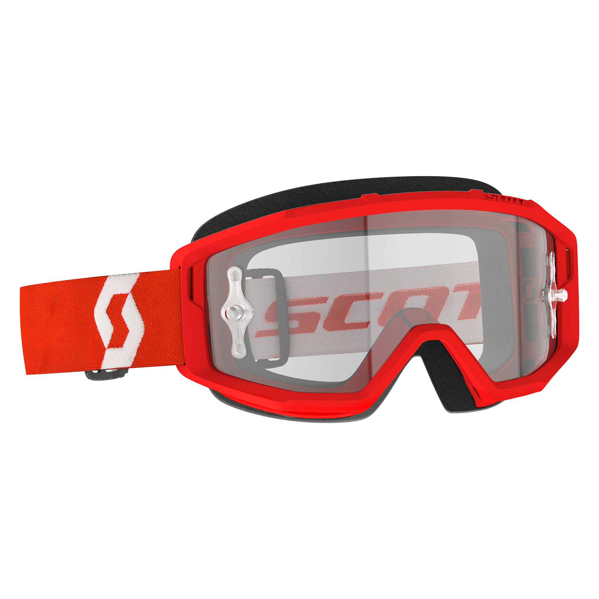 Scott Primal MX Goggles Red / White - FREE UK Shipping, FREE 365 Day Returns | Moto Central
