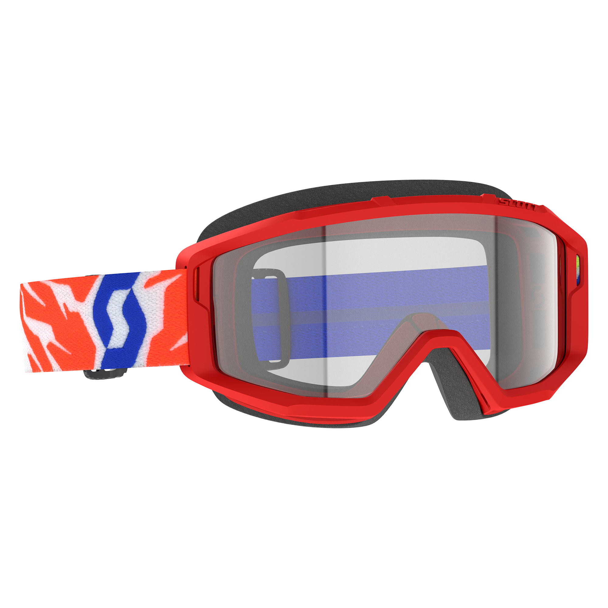 Scott Primal Youth MX Goggles Red - FREE UK Shipping, FREE 365 Day Returns | Moto Central