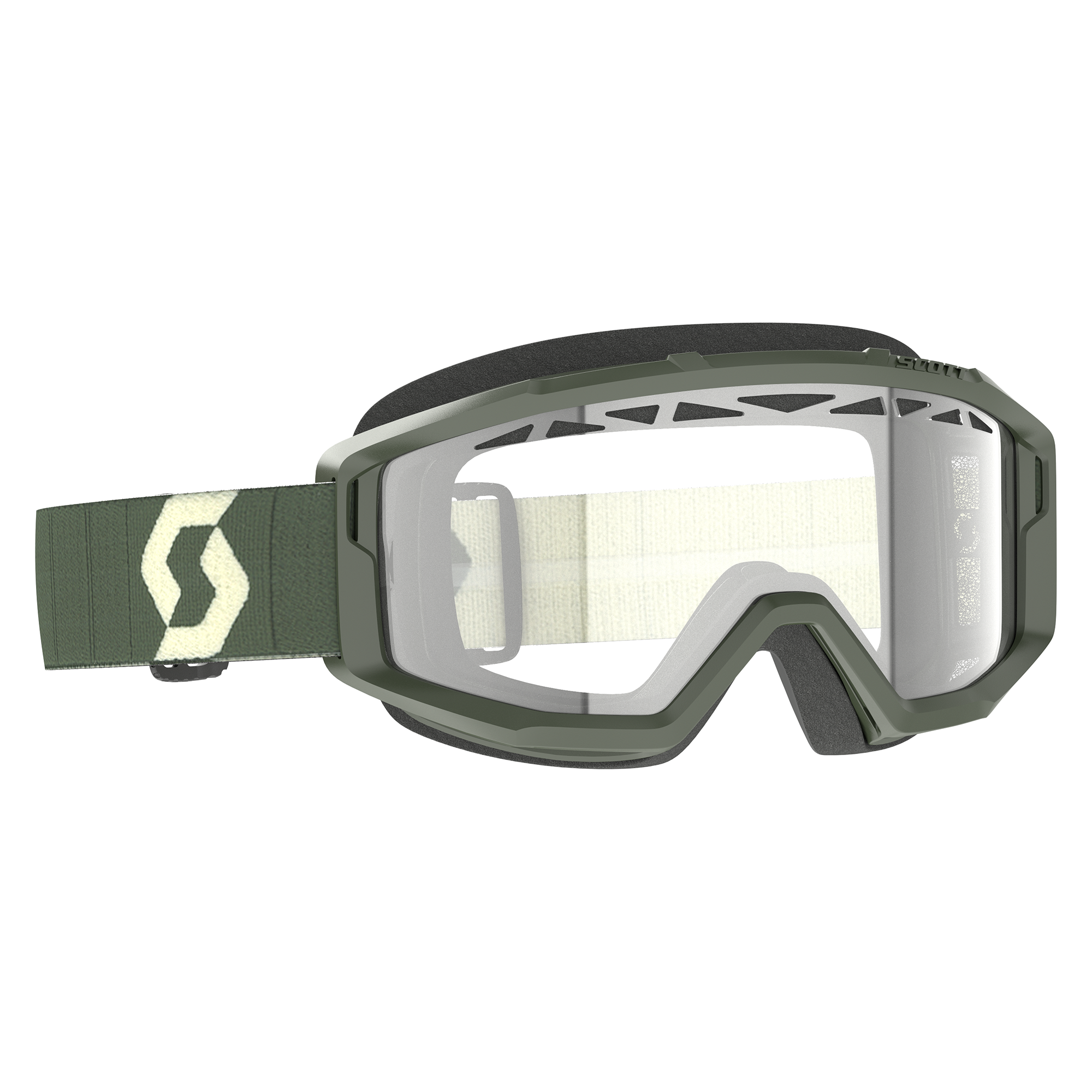 Scott Primal Enduro MX Goggless Khaki Green - FREE UK Shipping, FREE 365 Day Returns | Moto Central