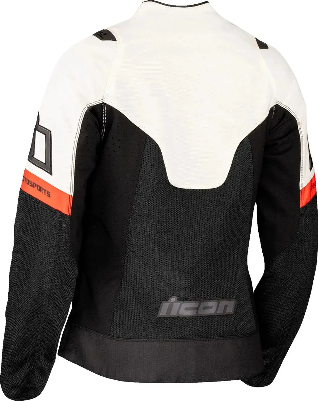 Icon Contra 3 Ladies Textile Jacket Black / Orange / White - FREE UK Shipping, FREE 365 Day Returns | Moto Central