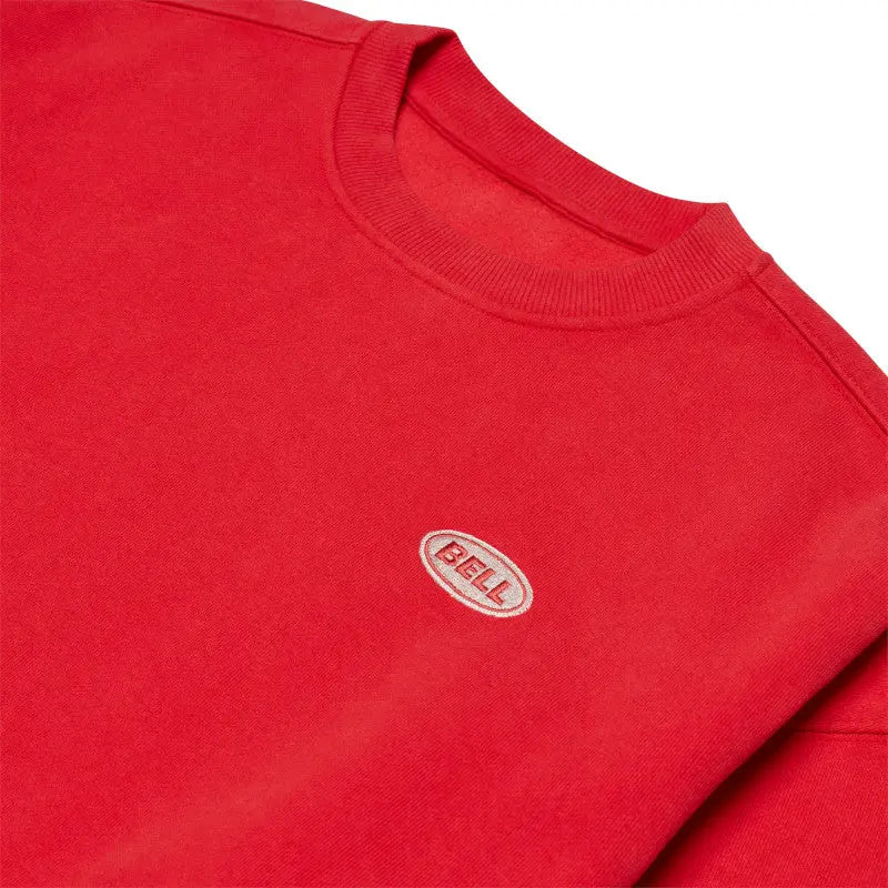 Bell Gage Crew Fleece Pullover Red FREE UK Delivery, FREE 365 Day Returns | Moto Central
