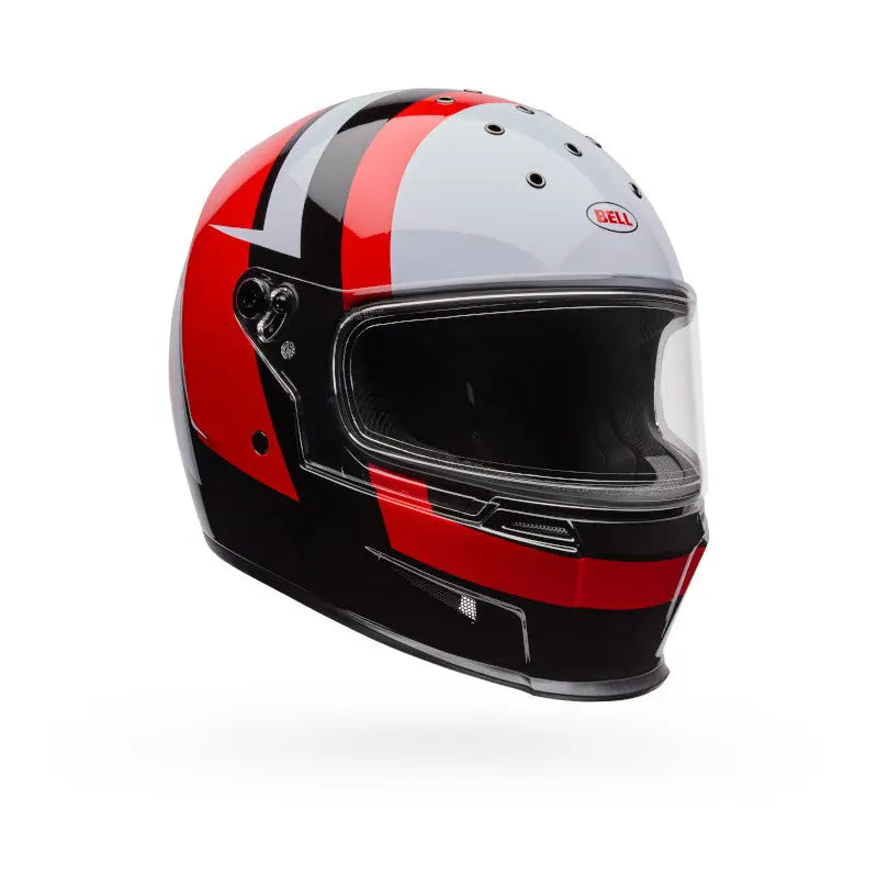 Bell Eliminator Sidetrack ECE 22.06 Gloss Red / Black FREE UK Delivery, FREE 365 Day Returns | Moto Central