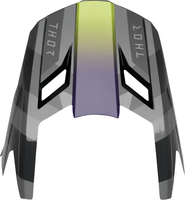 Thor Fleet Helmet Peak Kit Black / Purple - FREE UK Shipping, FREE 365 Day Returns | Moto Central