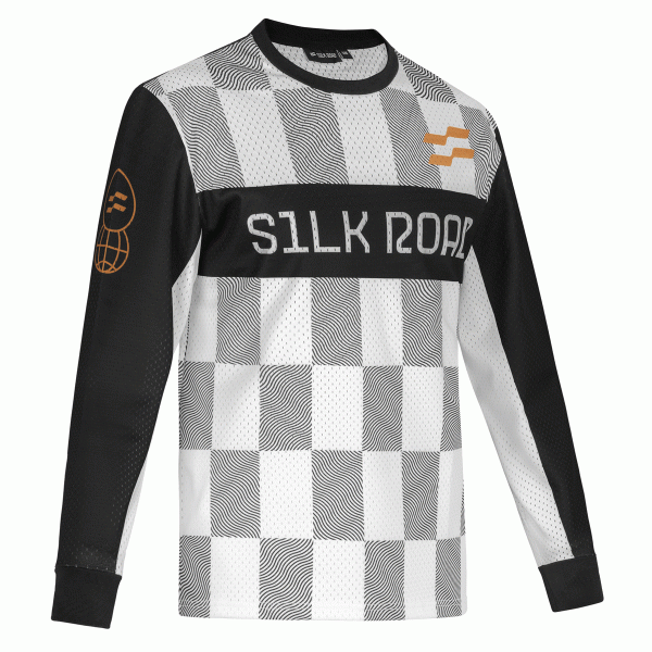 Silk Road Riding Jersey Black FREE UK Delivery, FREE 365 Day Returns | Moto Central