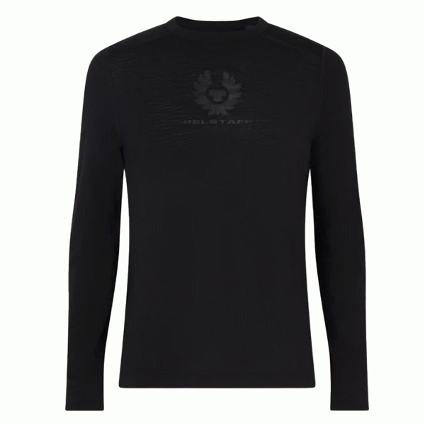 Belstaff Merino Ladies Long Sleeves Base Layer Top Black FREE UK Delivery, FREE 365 Day Returns | Moto Central