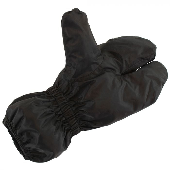 Bike It 3 Finger Rain Over-Mittens Black