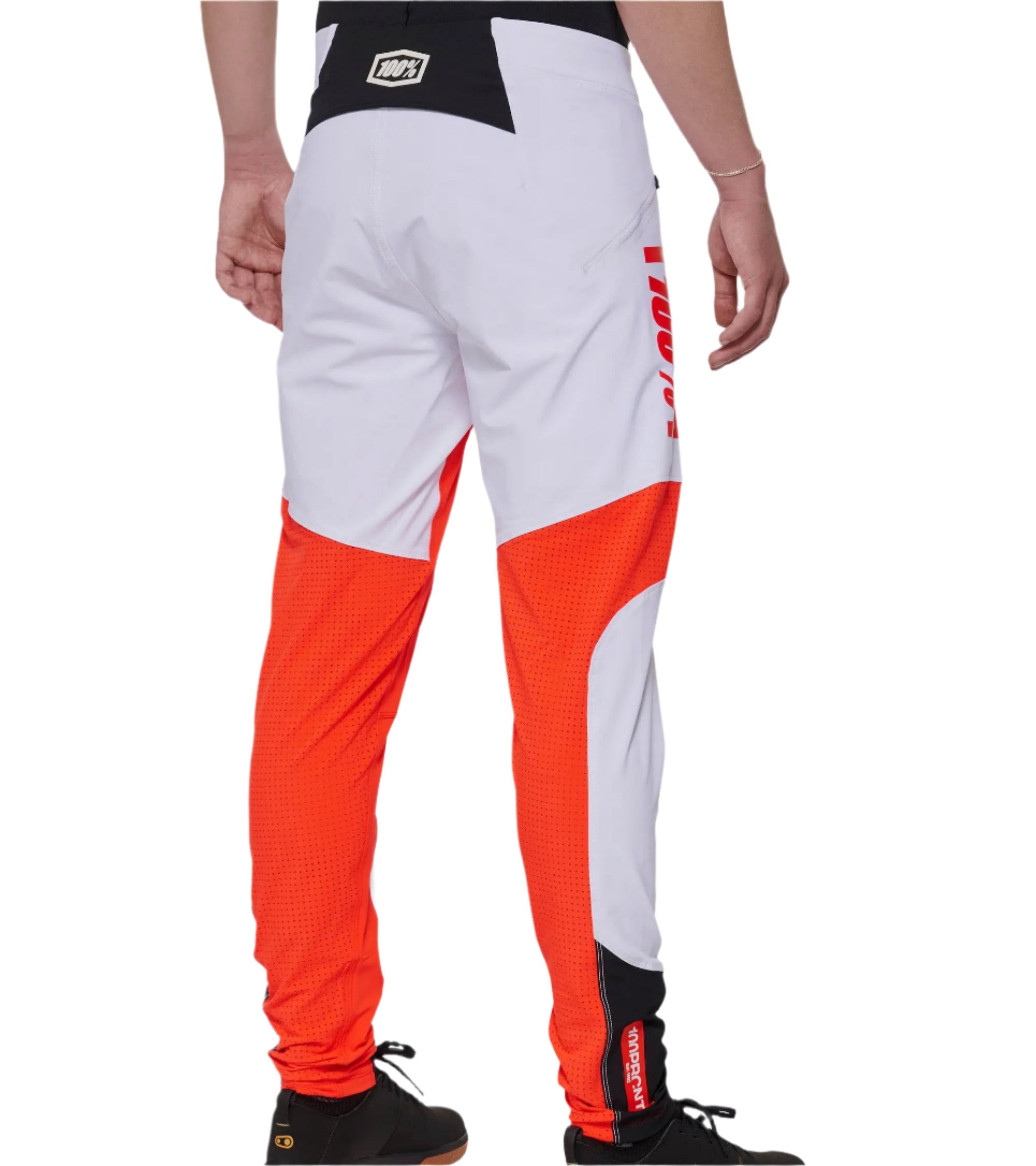 100% R-Core X Trouser White / Red - FREE UK Shipping, FREE 365 Day Returns | Moto Central