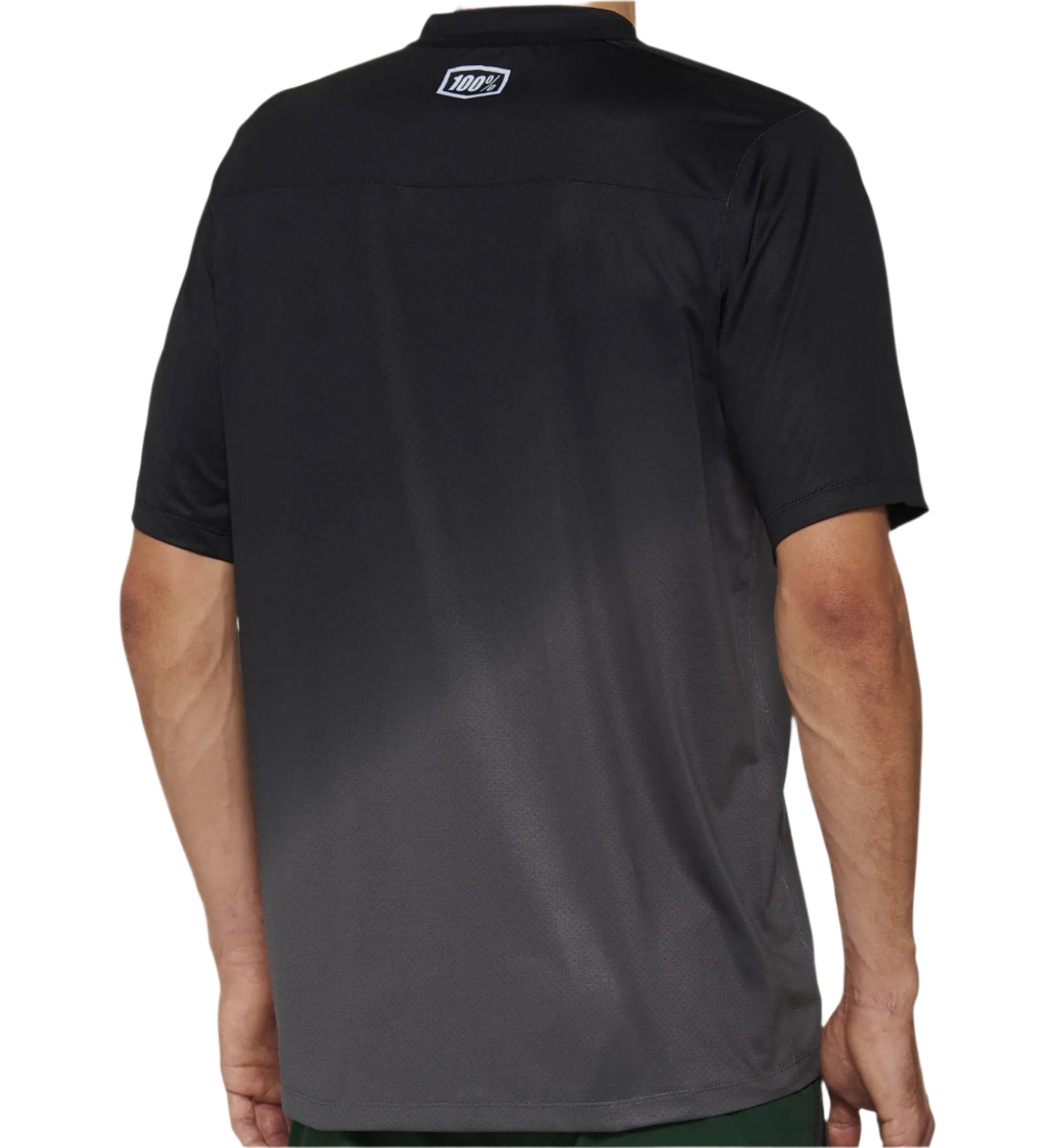 100% Celium Short Sleeves Jersey Black / Charcoal - FREE UK Shipping, FREE 365 Day Returns | Moto Central