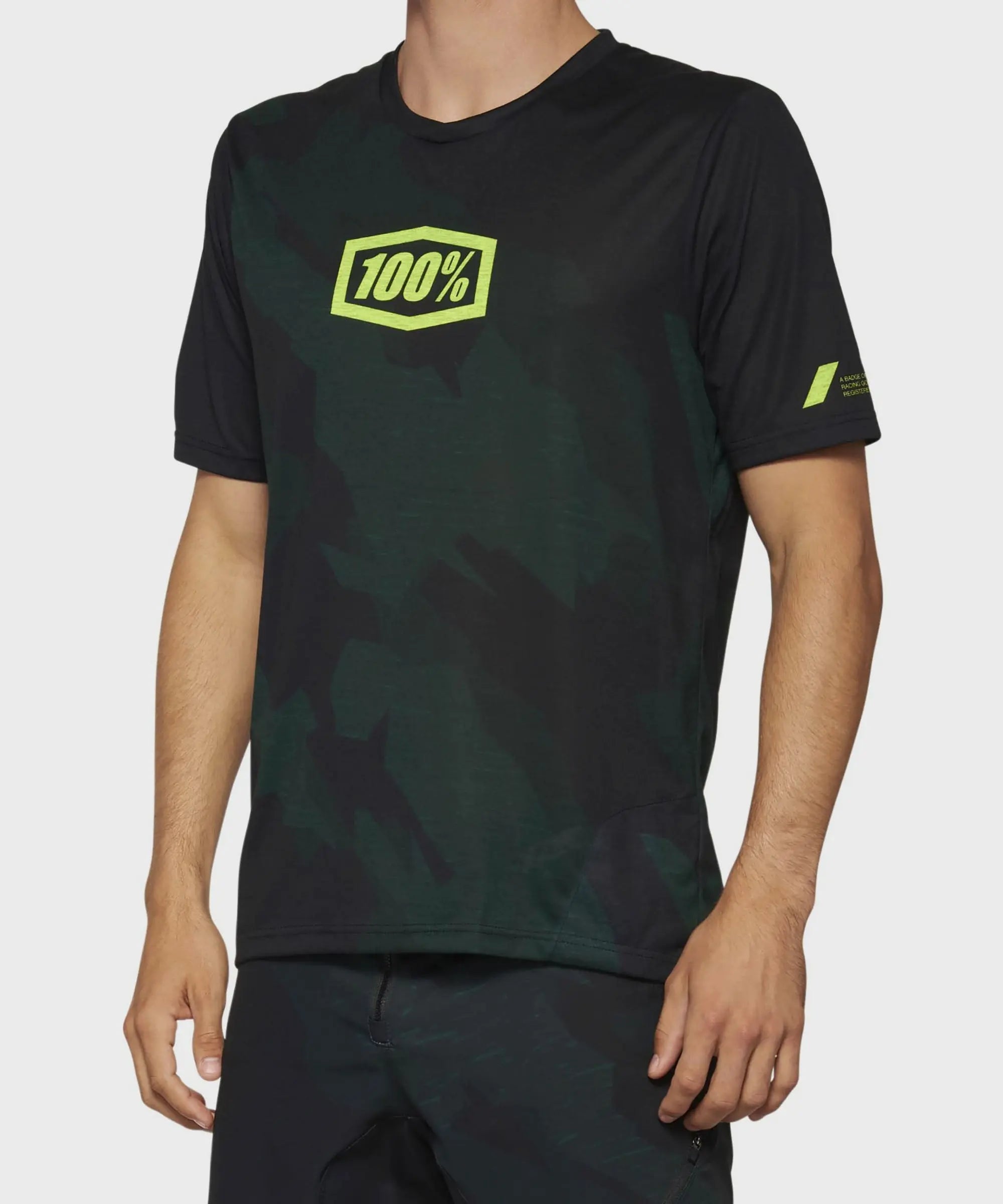 100% Airmatic Short Sleeves Limited Edition Jersey Black Camo - FREE UK Shipping, FREE 365 Day Returns | Moto Central