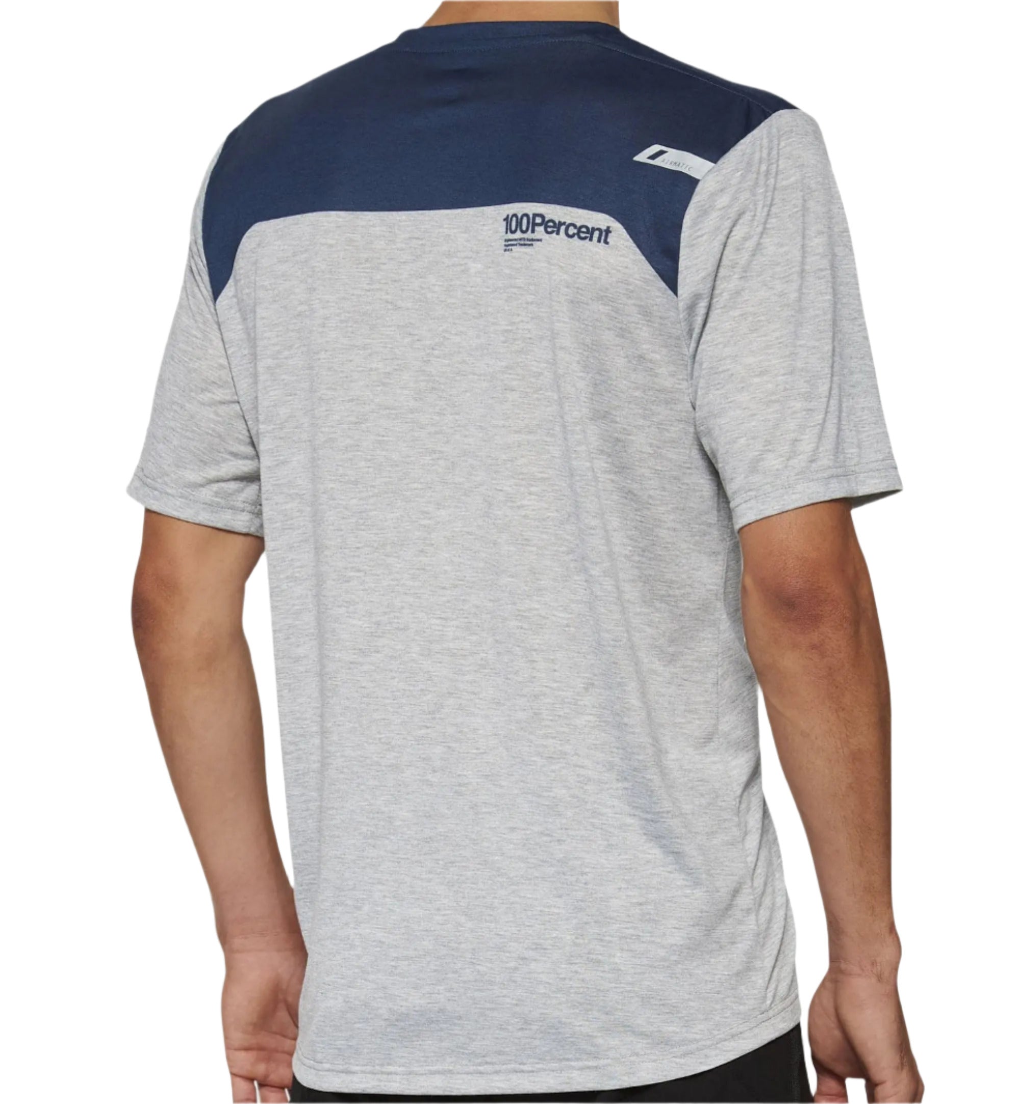 100% Airmatic Short Sleeves Jersey Grey / Midnight - FREE UK Shipping, FREE 365 Day Returns | Moto Central