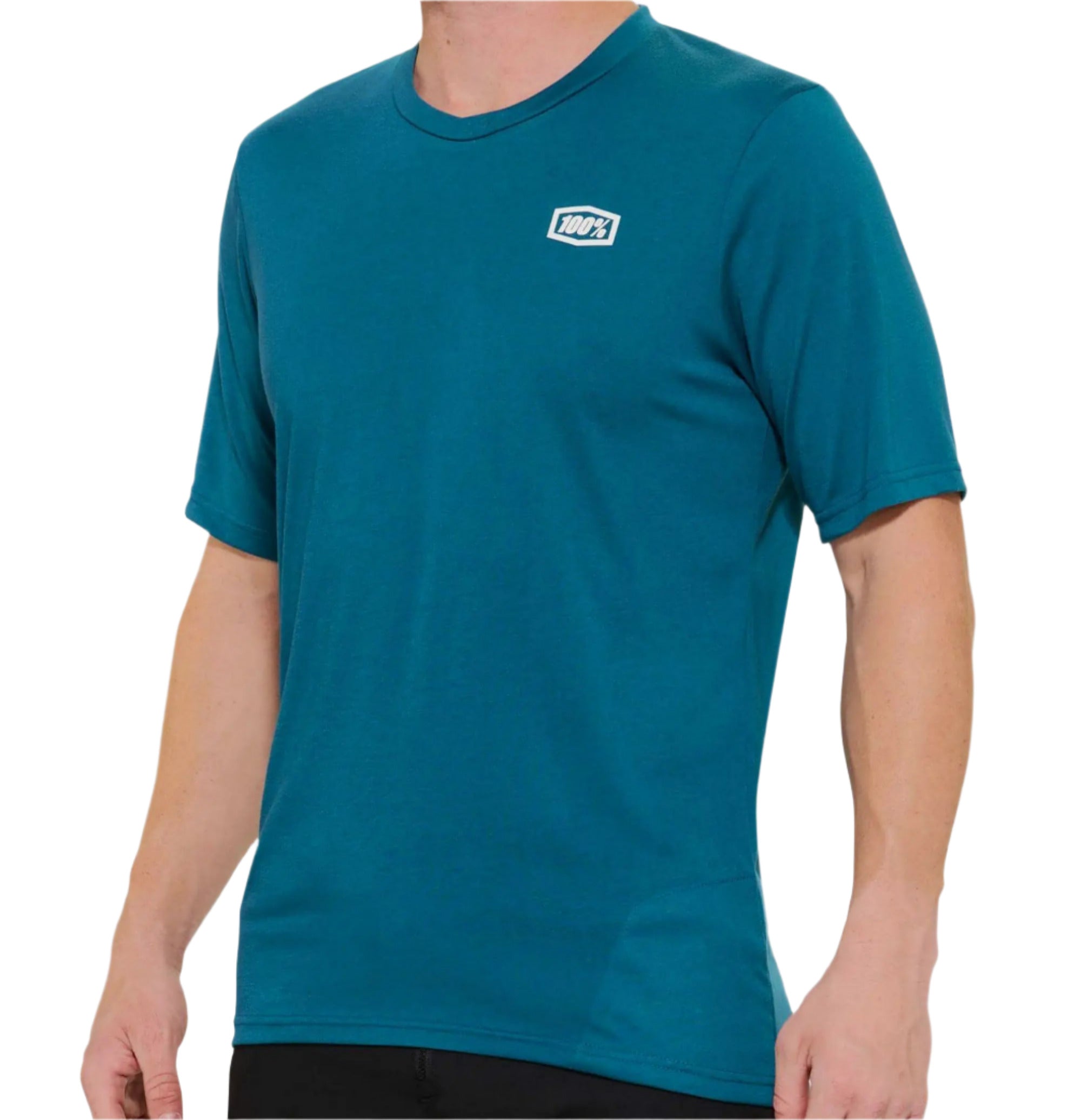 100% Airmatic Short Sleeves Jersey Gulf - FREE UK Shipping, FREE 365 Day Returns | Moto Central