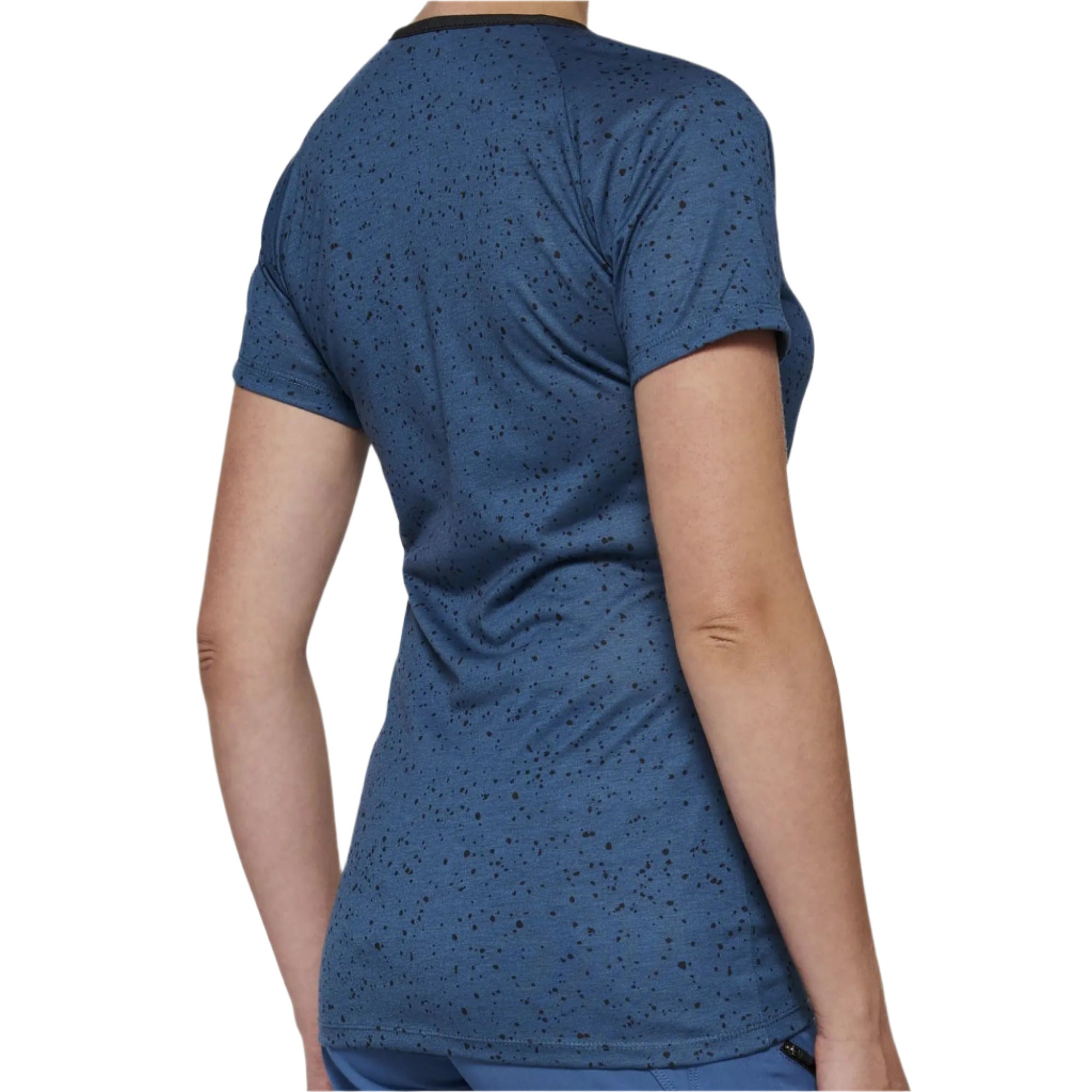 100% Airmatic Short Sleeves Ladies Jersey Slate / Blue - FREE UK Shipping, FREE 365 Day Returns | Moto Central