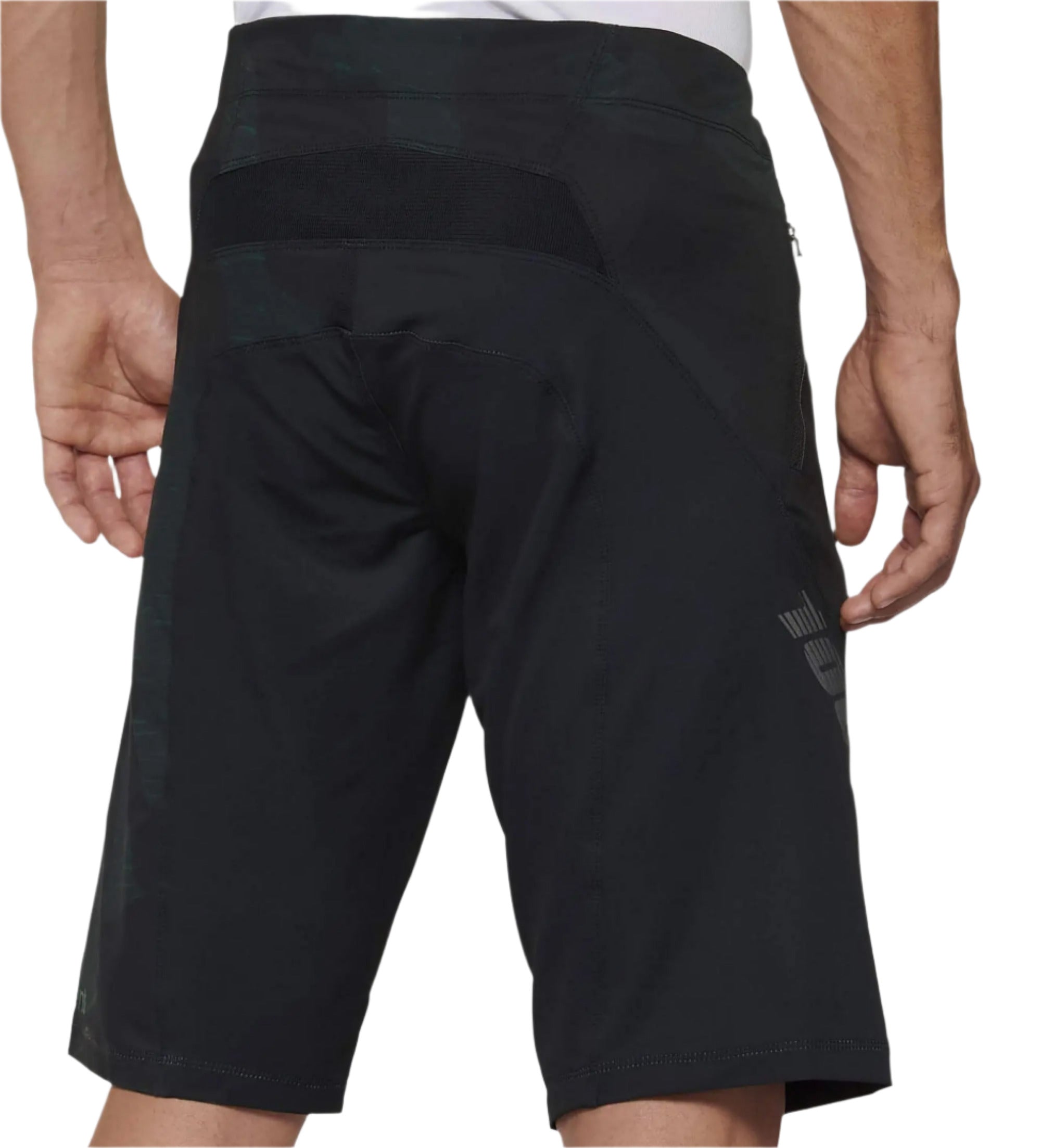 100% Airmatic Limited Edition Shorts Black Camo - FREE UK Shipping, FREE 365 Day Returns | Moto Central