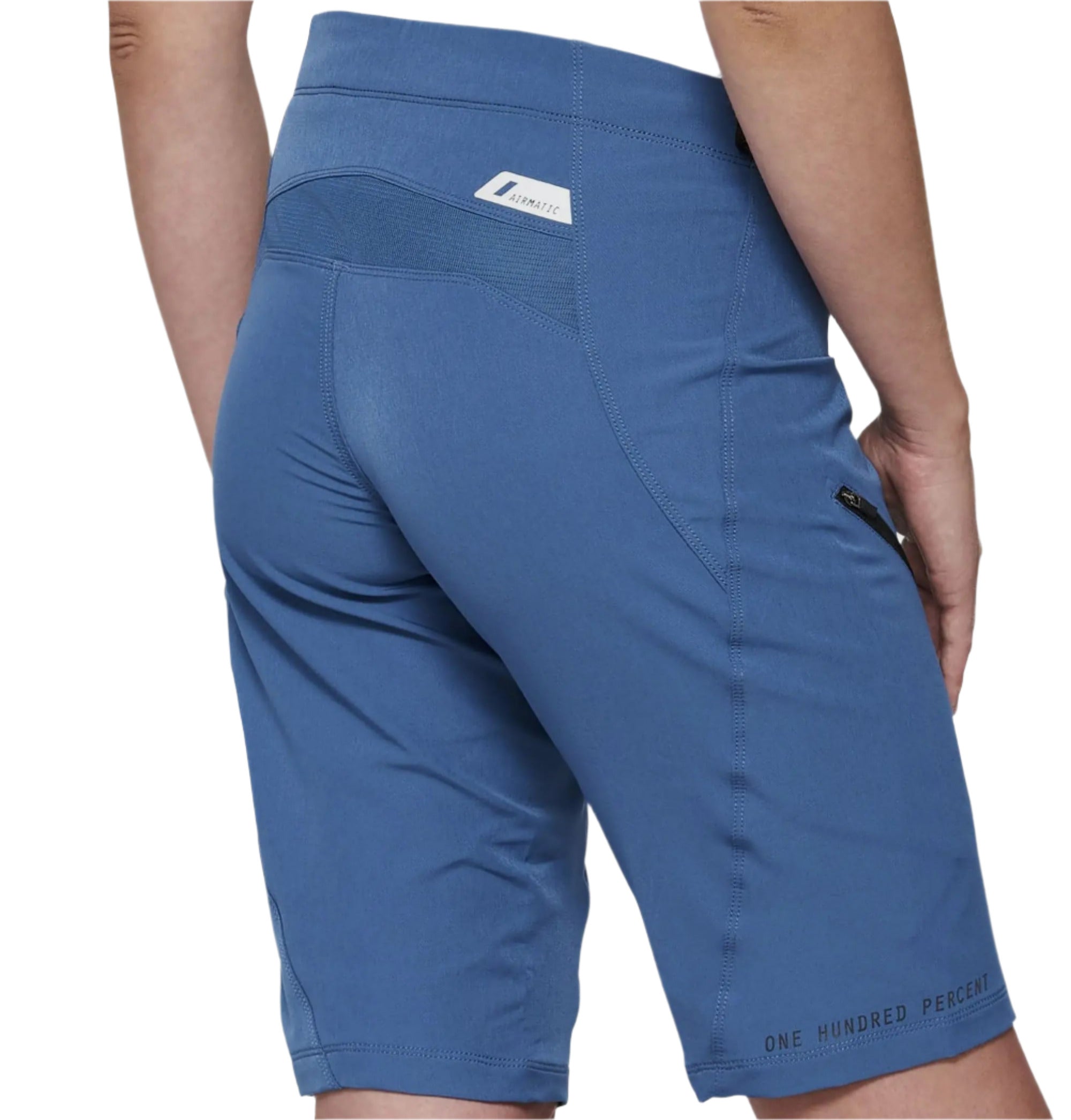 100% Airmatic Ladies Shorts Slate / Blue - FREE UK Shipping, FREE 365 Day Returns | Moto Central