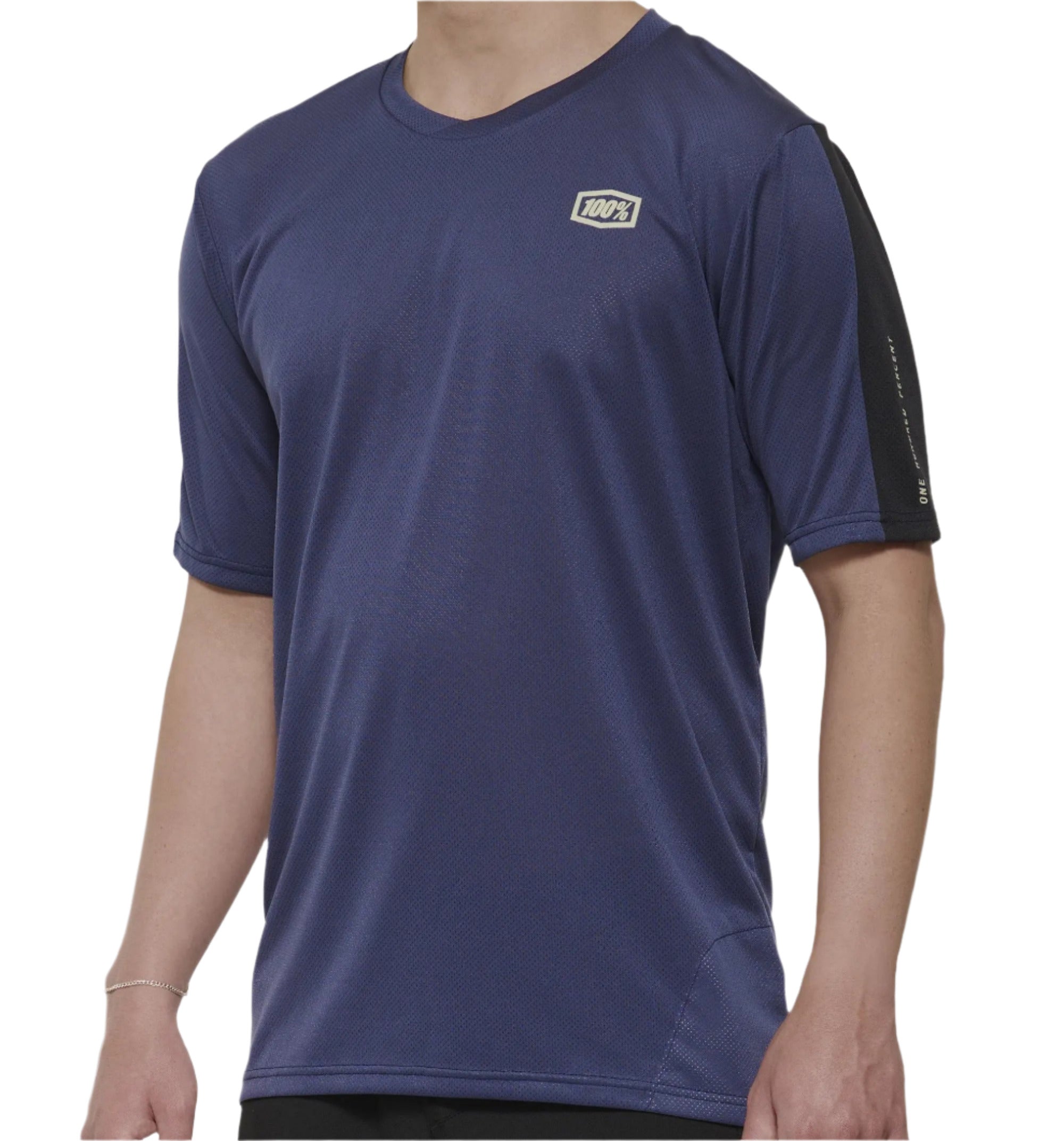 100% Ridecamp Short Sleeves Jersey Indigo - FREE UK Shipping, FREE 365 Day Returns | Moto Central