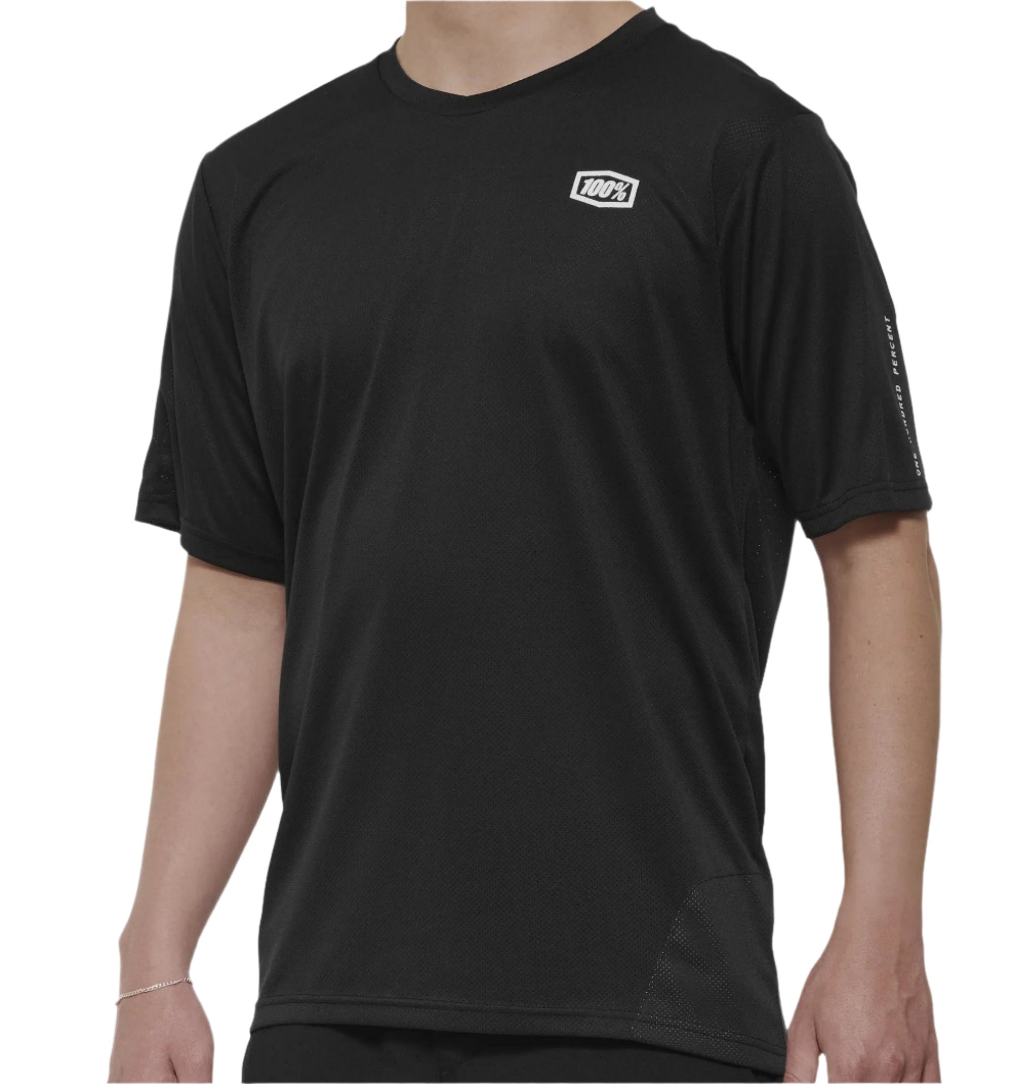100% Ridecamp Short Sleeves Jersey Black - FREE UK Shipping, FREE 365 Day Returns | Moto Central