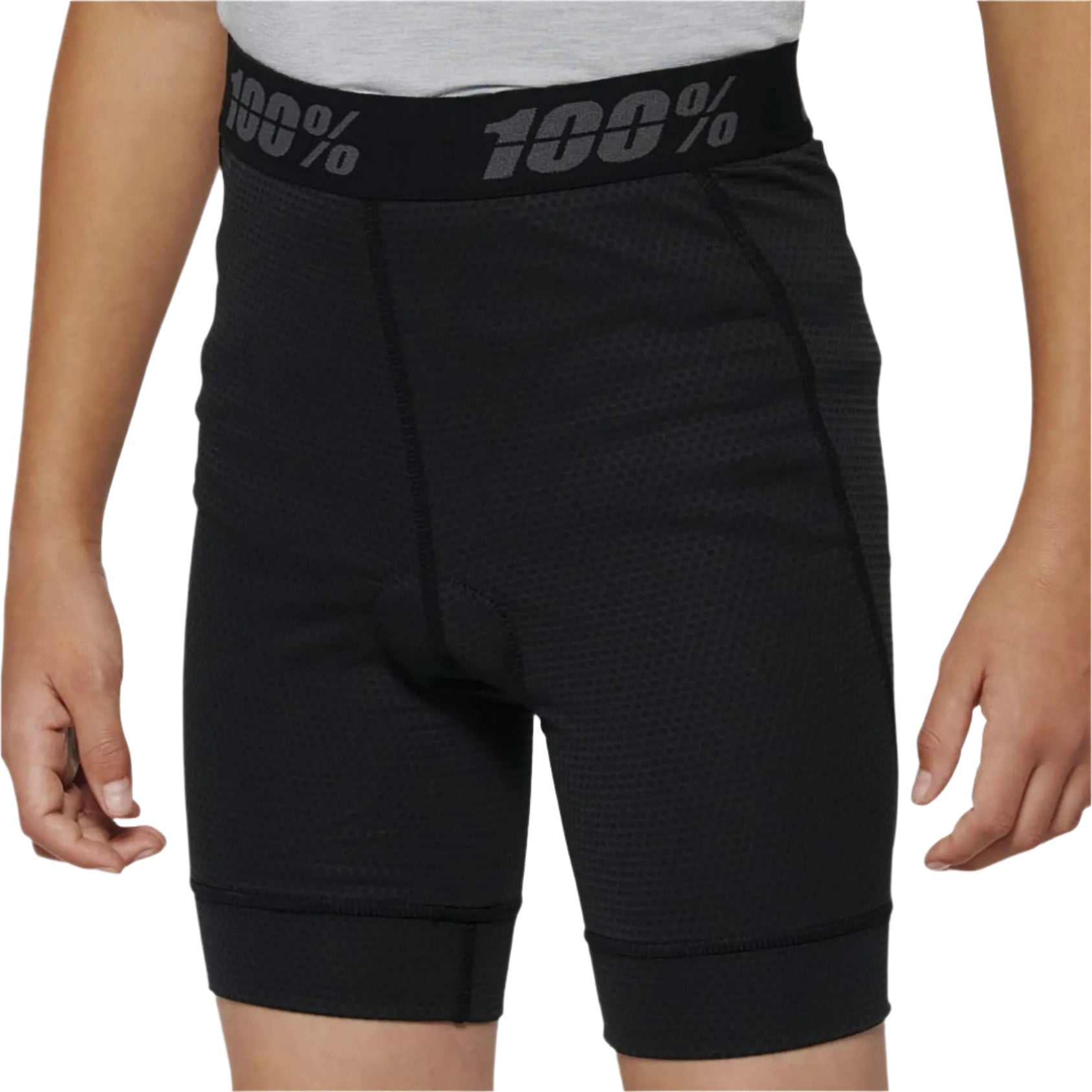100% Ridecamp Youth Shorts With Liner Black - FREE UK Shipping, FREE 365 Day Returns | Moto Central