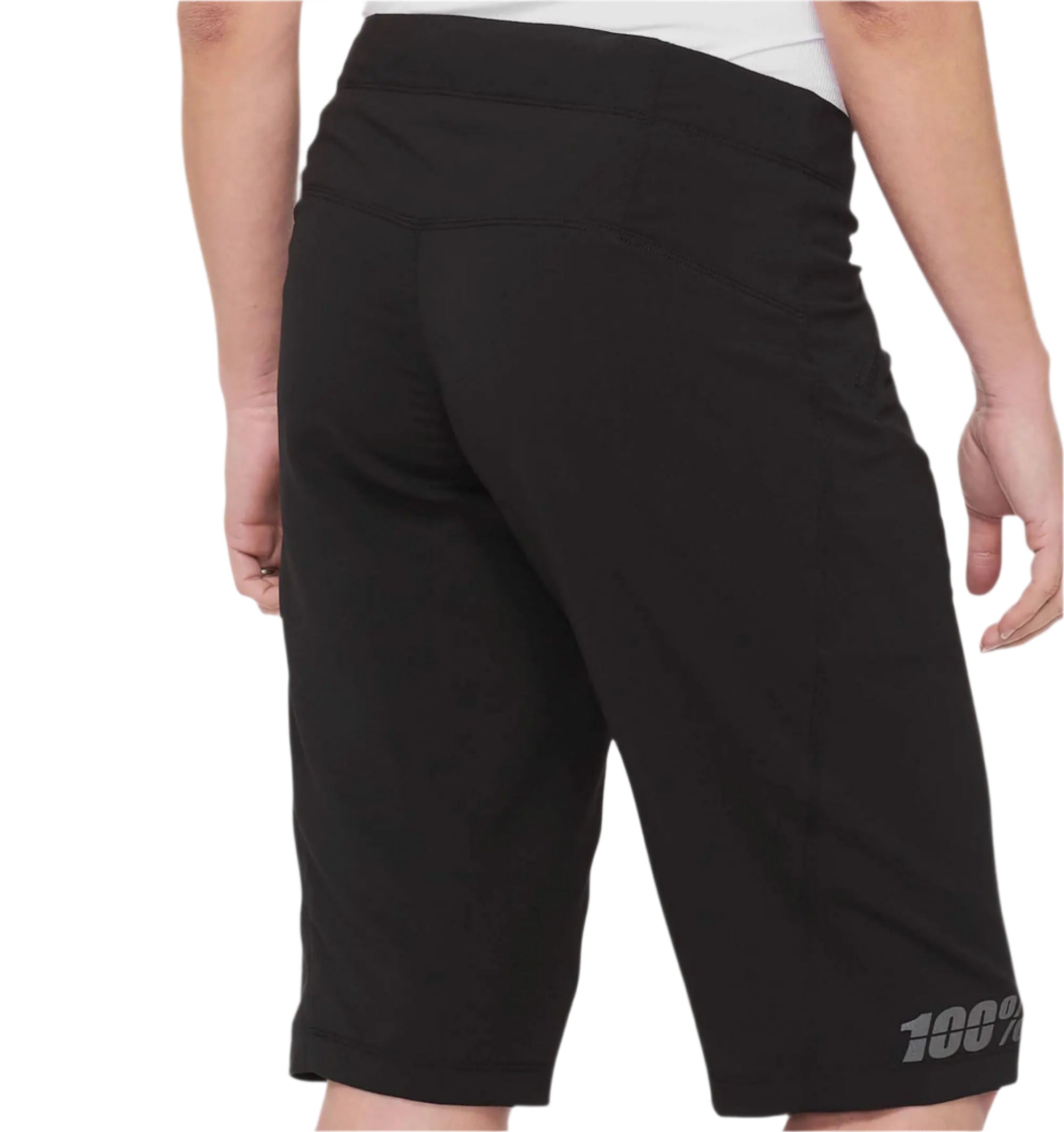 100% Ridecamp Ladies Shorts 2022 Black - FREE UK Shipping, FREE 365 Day Returns | Moto Central