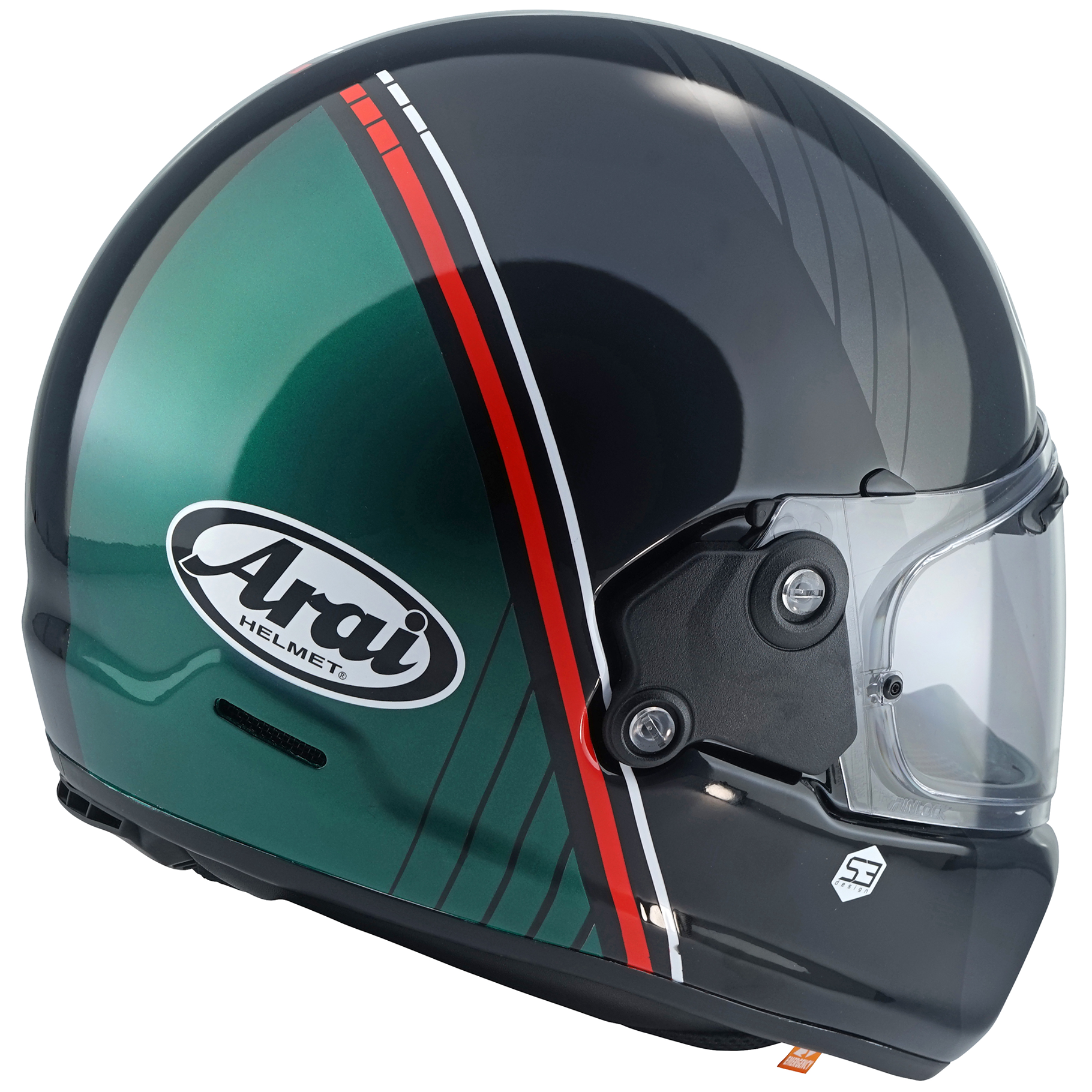 Arai Concept XE Temu Green / Black / Grey - FREE UK Shipping, FREE 365 Day Returns | Moto Central