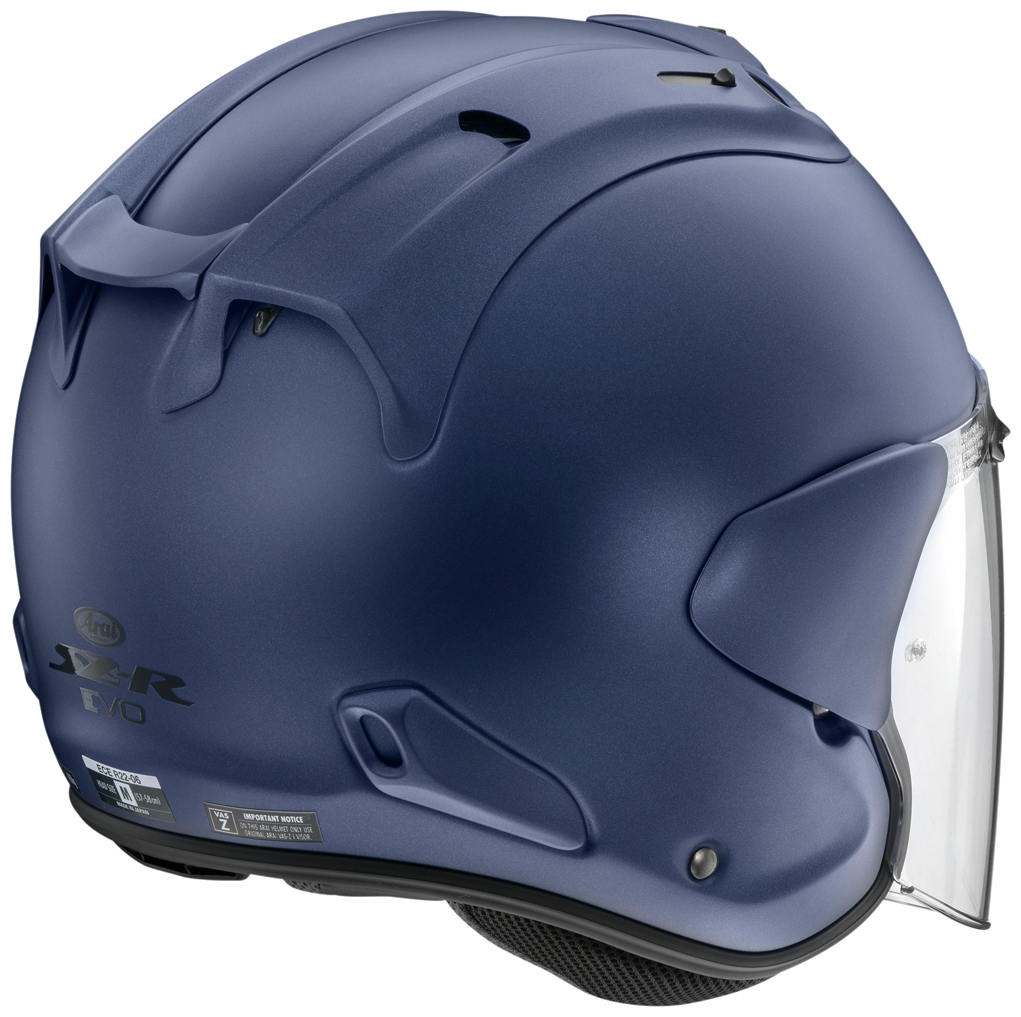 Arai SZ-R Evo Solid Matt Blue - FREE UK Shipping, FREE 365 Day Returns | Moto Central