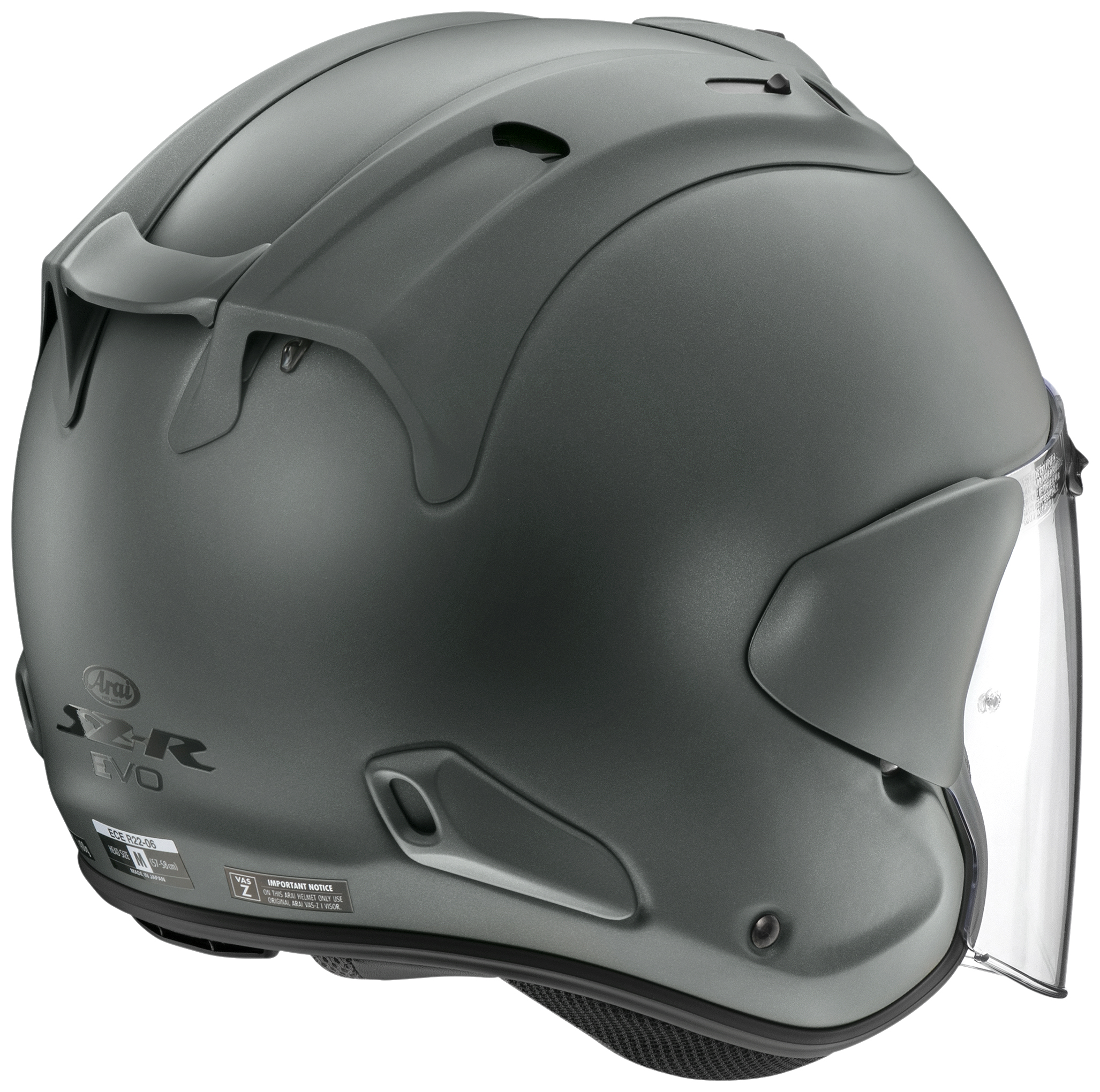 Arai SZ-R Evo Solid Matt Green - FREE UK Shipping, FREE 365 Day Returns | Moto Central
