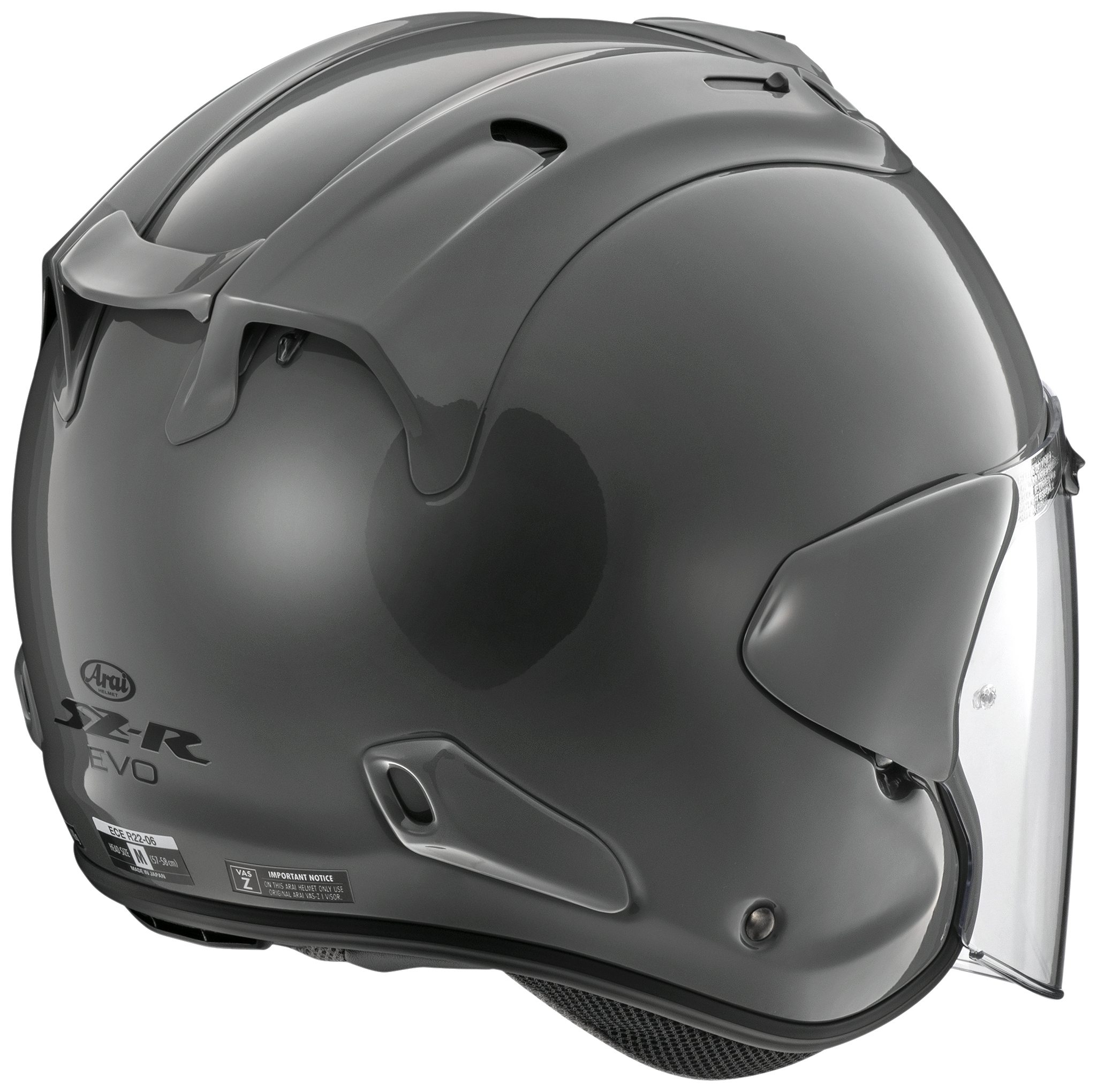 Arai SZ-R Evo Solid Modern Grey - FREE UK Shipping, FREE 365 Day Returns | Moto Central