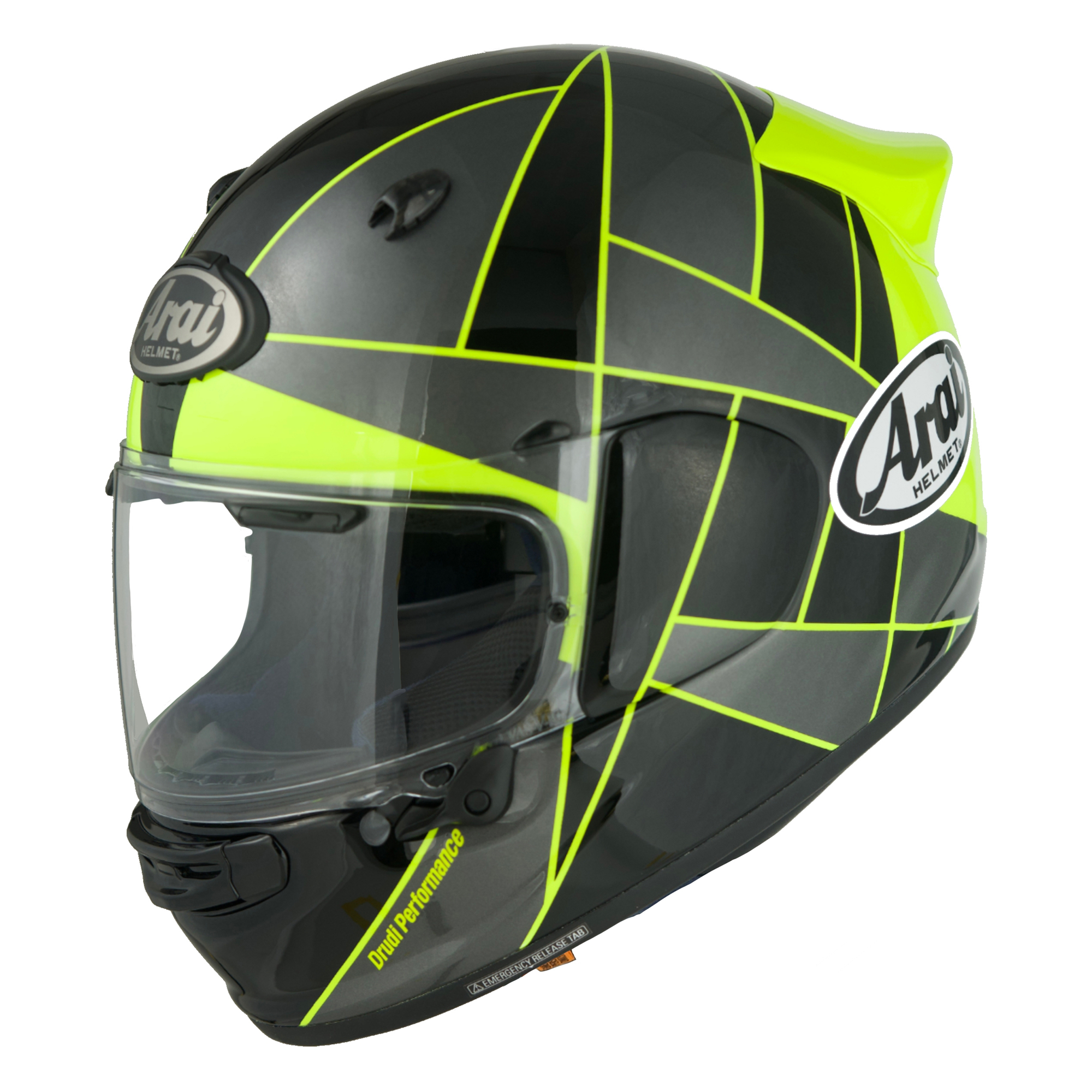 Arai Quantic Peak Yellow - FREE UK Shipping, FREE 365 Day Returns | Moto Central