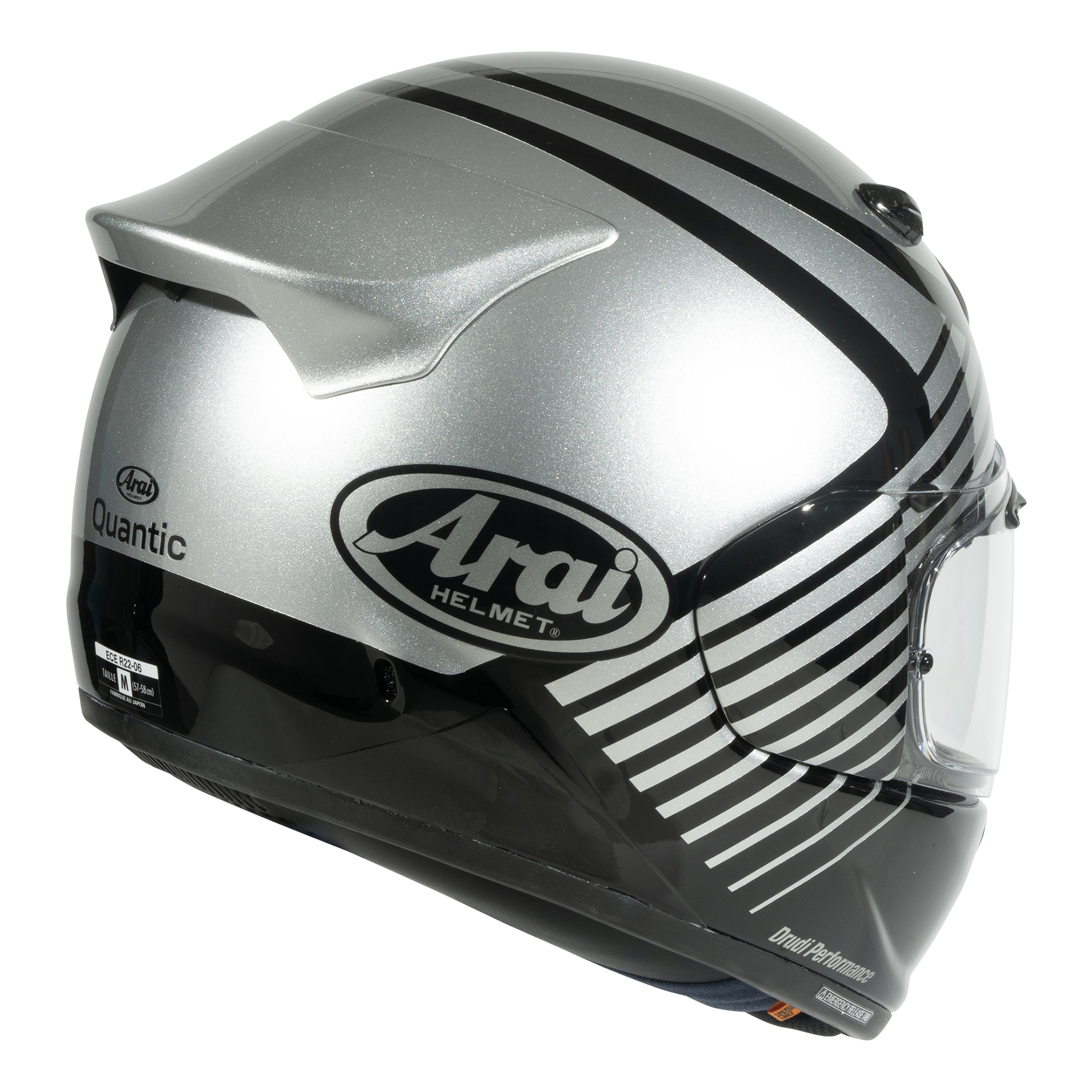 Arai Quantic Flight Grey - FREE UK Shipping, FREE 365 Day Returns | Moto Central