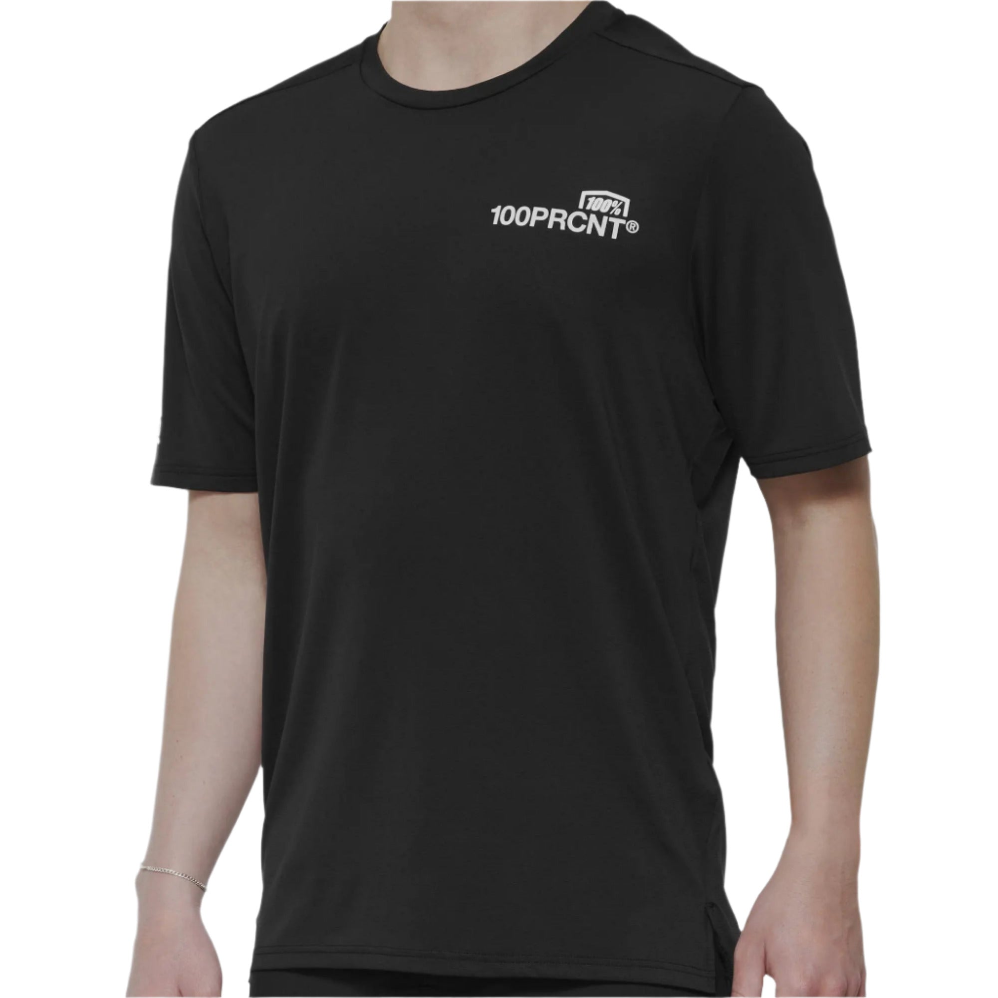 100% Airmatic Short Sleeves Jersey Black - FREE UK Shipping, FREE 365 Day Returns | Moto Central