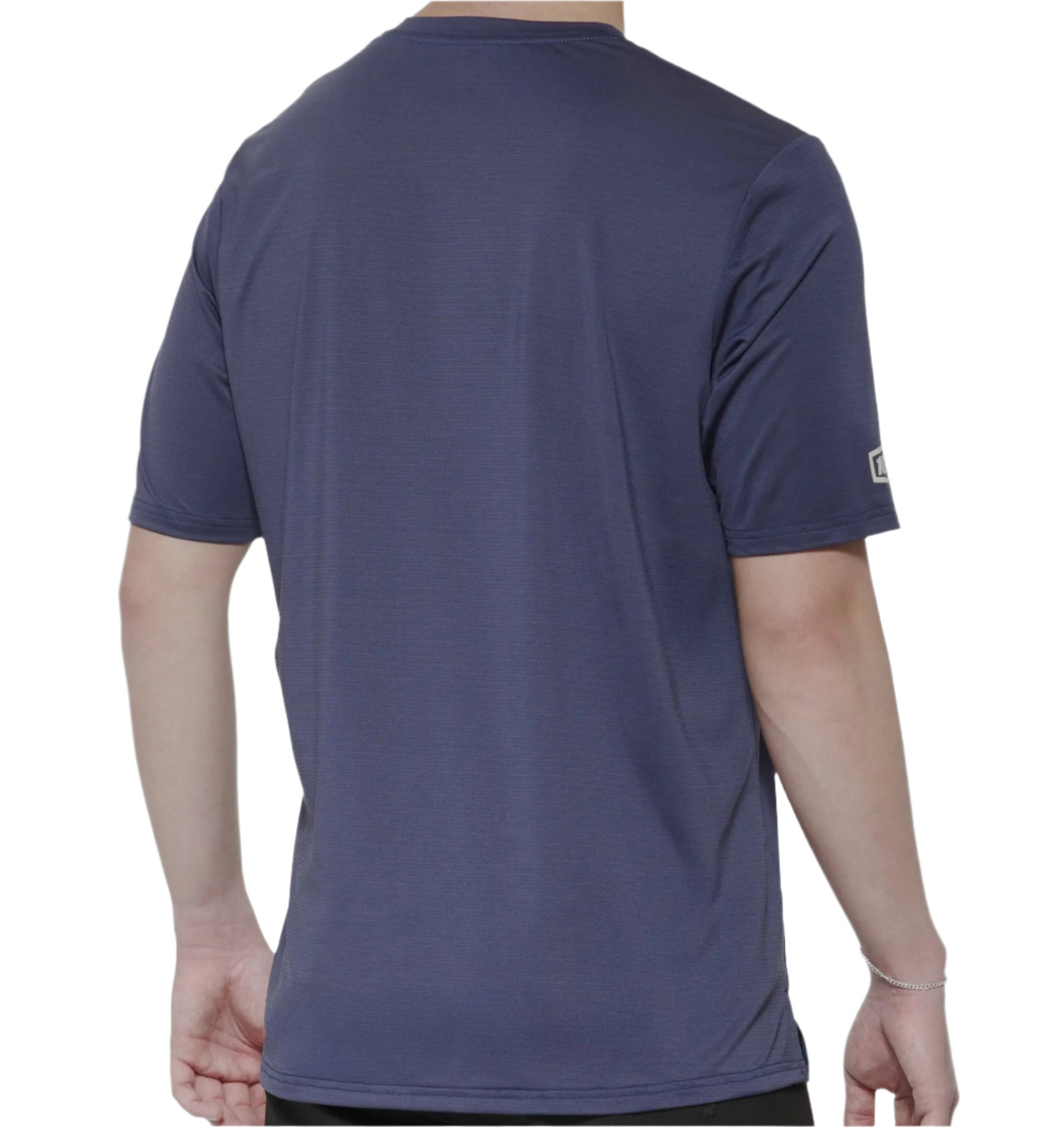 100% Airmatic Short Sleeves Jersey Indigo - FREE UK Shipping, FREE 365 Day Returns | Moto Central