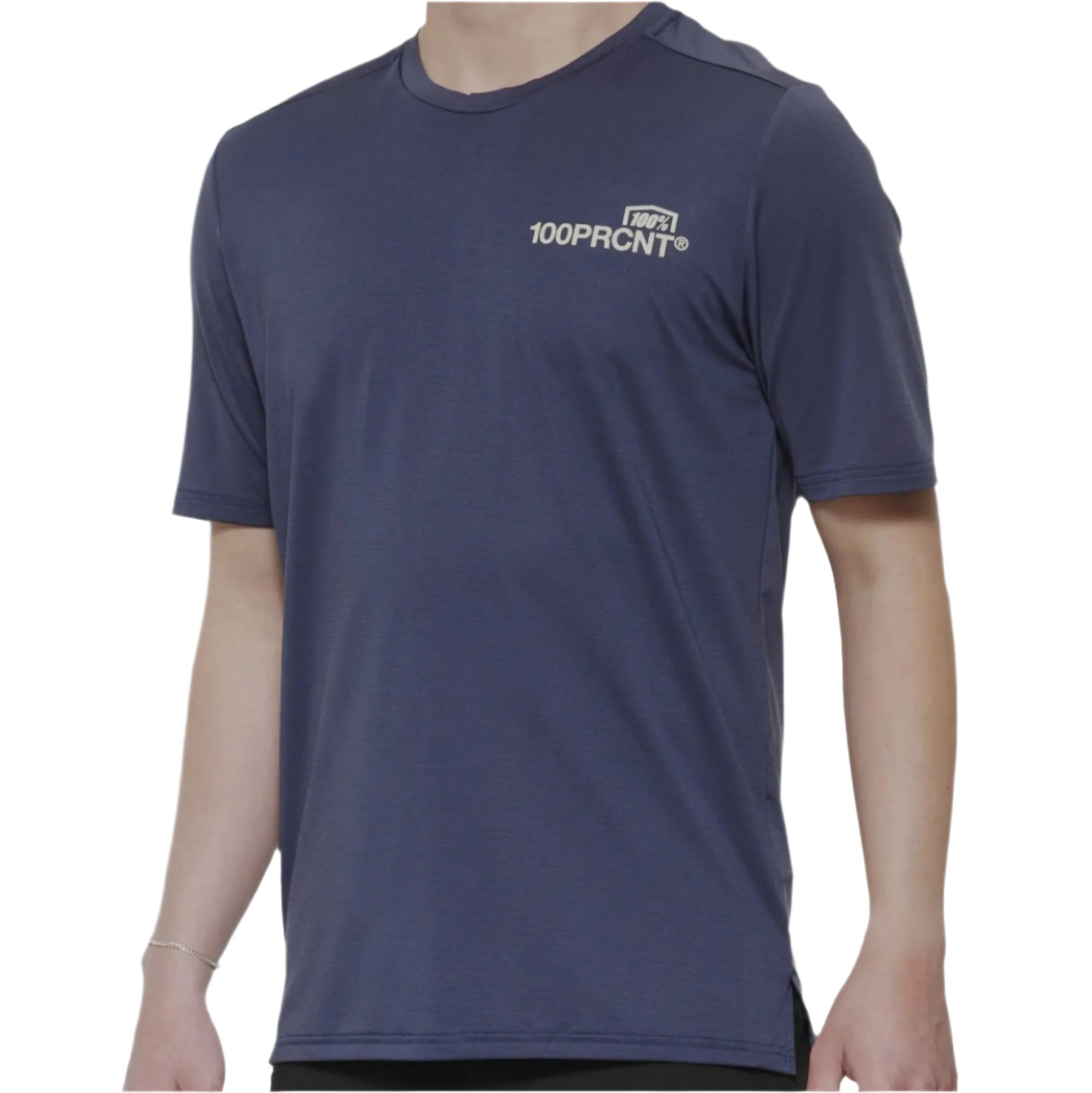 100% Airmatic Short Sleeves Jersey Indigo - FREE UK Shipping, FREE 365 Day Returns | Moto Central