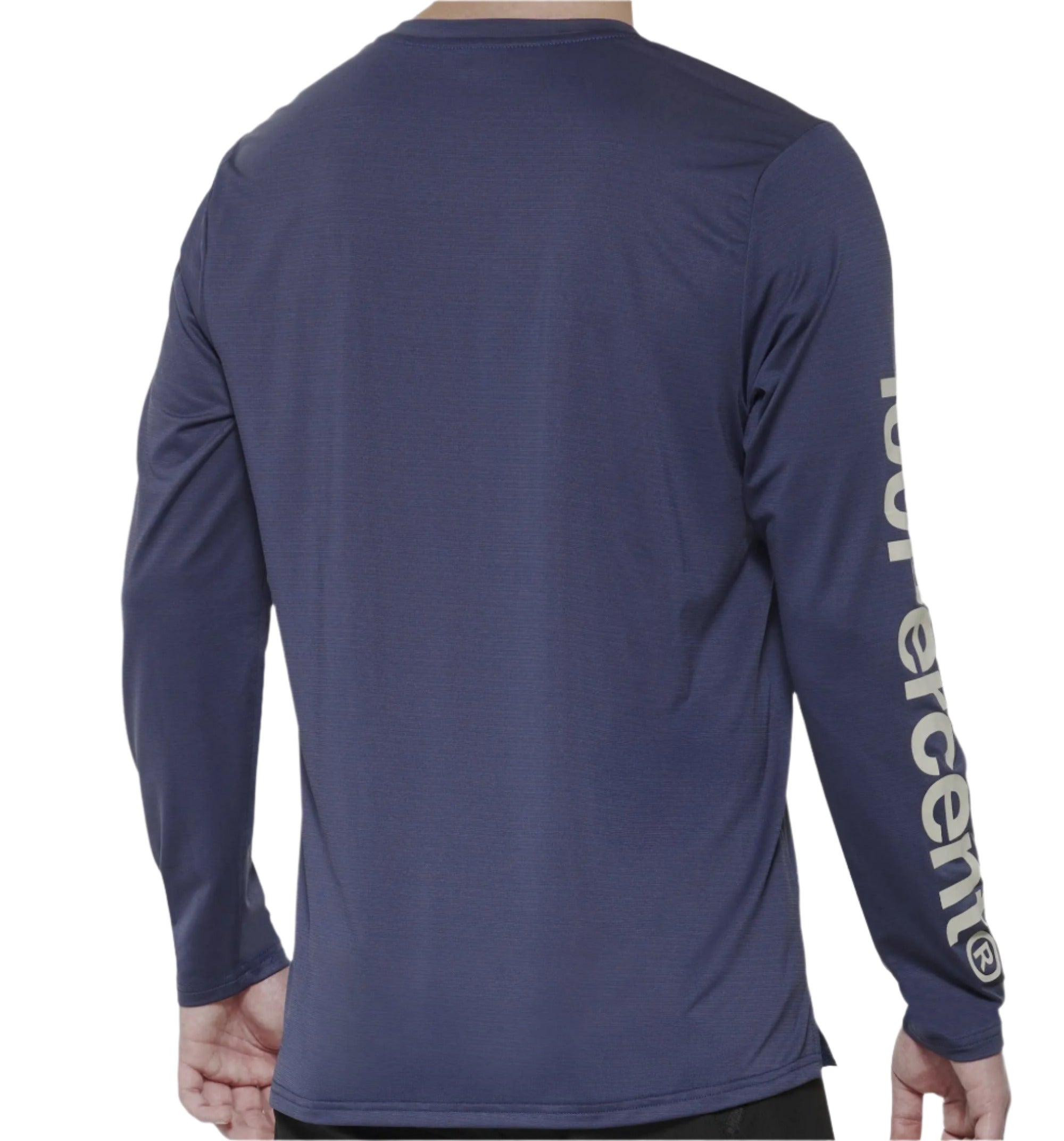 100% Airmatic Long Sleeves Jersey Indigo - FREE UK Shipping, FREE 365 Day Returns | Moto Central
