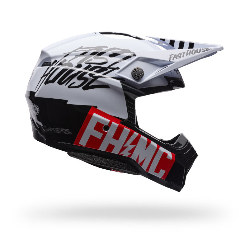 Bell Moto-10 MIPS FH 26 DOT / ECE White / Black image 1