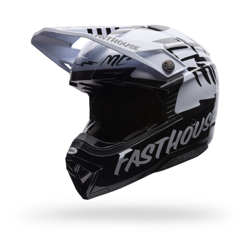 Bell Moto-10 MIPS FH 26 DOT / ECE White / Black image 4