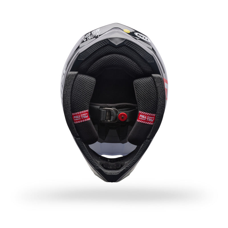 Bell Moto-10 MIPS FH 26 DOT / ECE White / Black image 7