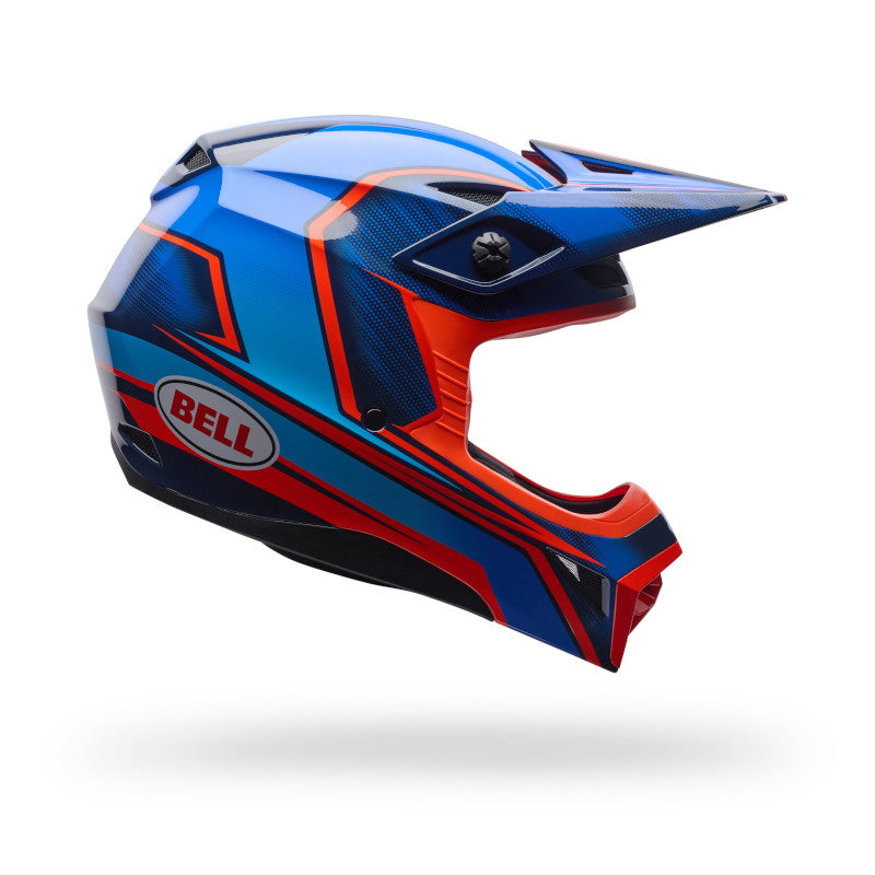 Bell MX-10 MIPS Youth Speedwy DOT / ECE Frequency Blue image 1
