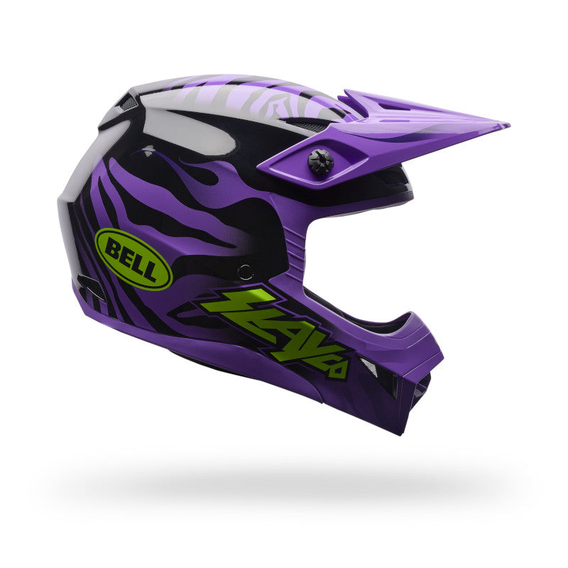 Bell MX-10 MIPS Youth Amber DOT / ECE Black / Purple image 1
