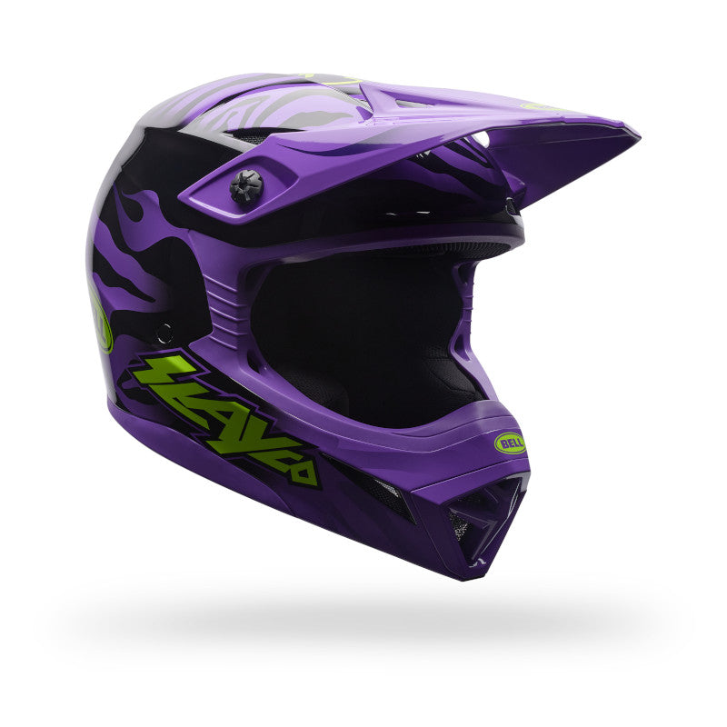Bell MX-10 MIPS Youth Amber DOT / ECE Black / Purple image 2