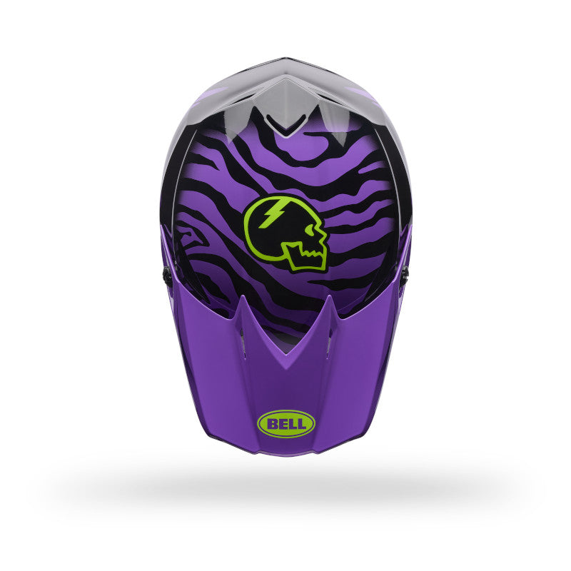 Bell MX-10 MIPS Youth Amber DOT / ECE Black / Purple image 5