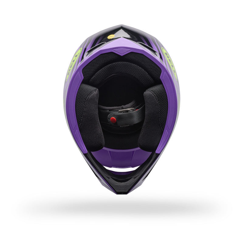 Bell MX-10 MIPS Youth Amber DOT / ECE Black / Purple image 6