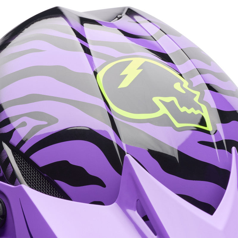 Bell MX-10 MIPS Youth Amber DOT / ECE Black / Purple image 9
