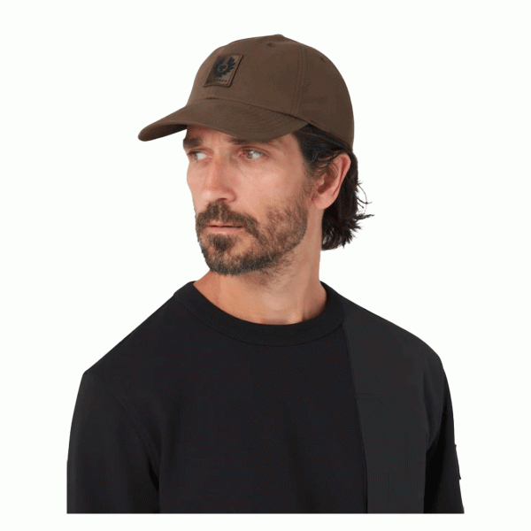 Belstaff Phoenix Logo Cap Major Brown FREE UK Delivery, FREE 365 Day Returns | Moto Central