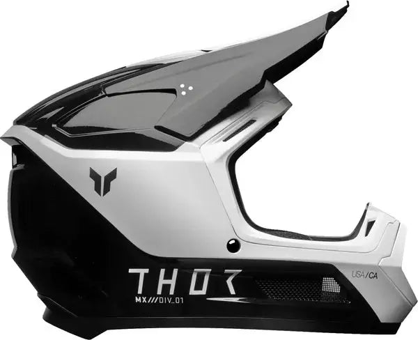 Thor Fleet Youth Storm Black / White - FREE UK Shipping, FREE 365 Day Returns | Moto Central