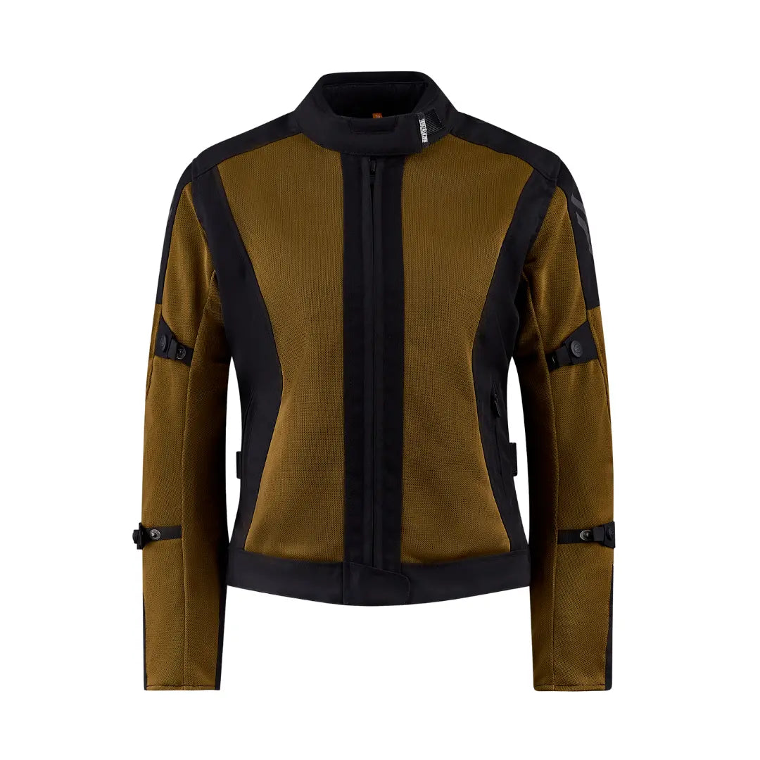 MotoGirl Bonnie Ladies Summer Mesh Jacket Black / Gold FREE UK Delivery, FREE 365 Day Returns | Moto Central
