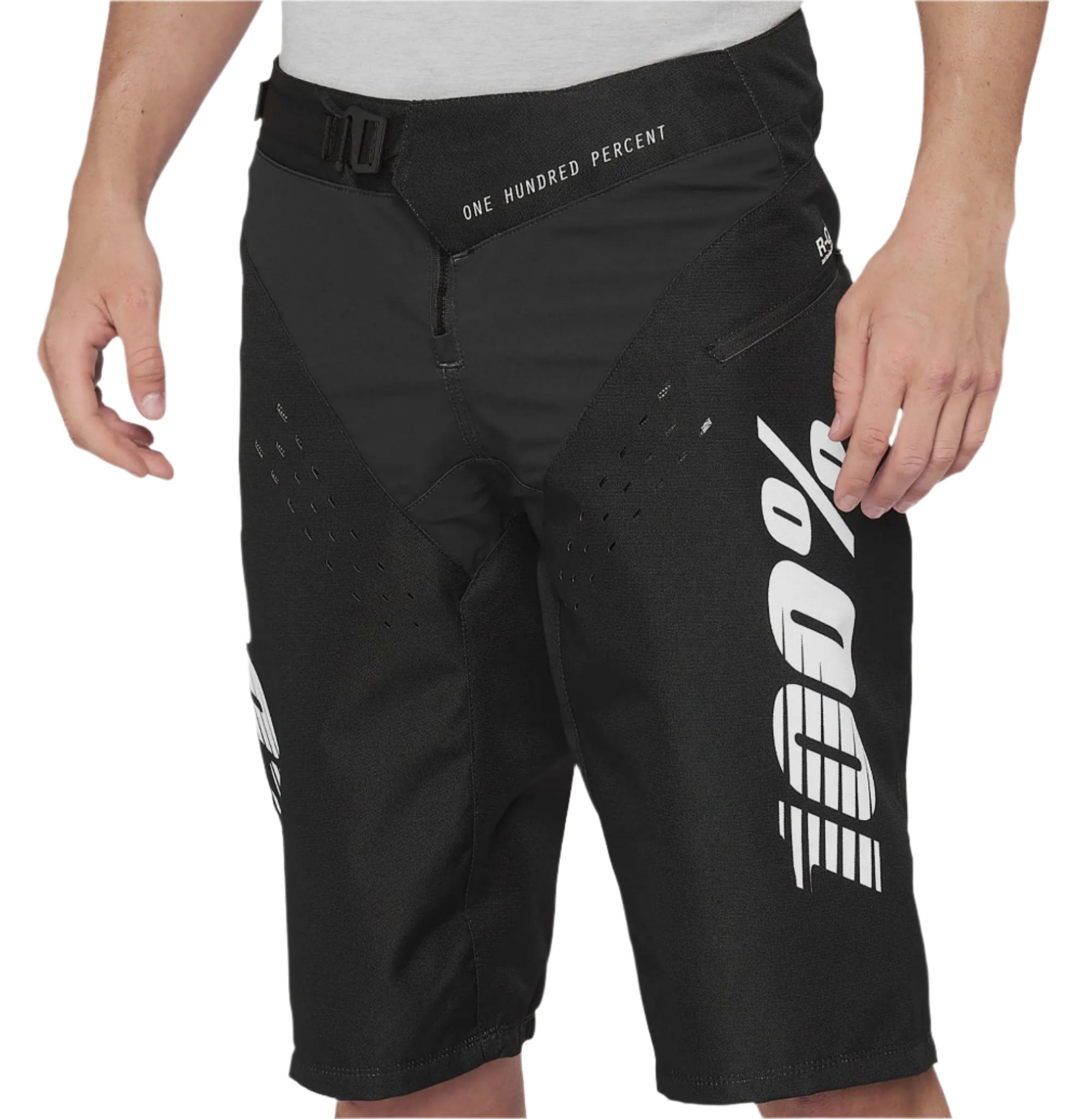 100% R-Core Youth Shorts Black - FREE UK Shipping, FREE 365 Day Returns | Moto Central