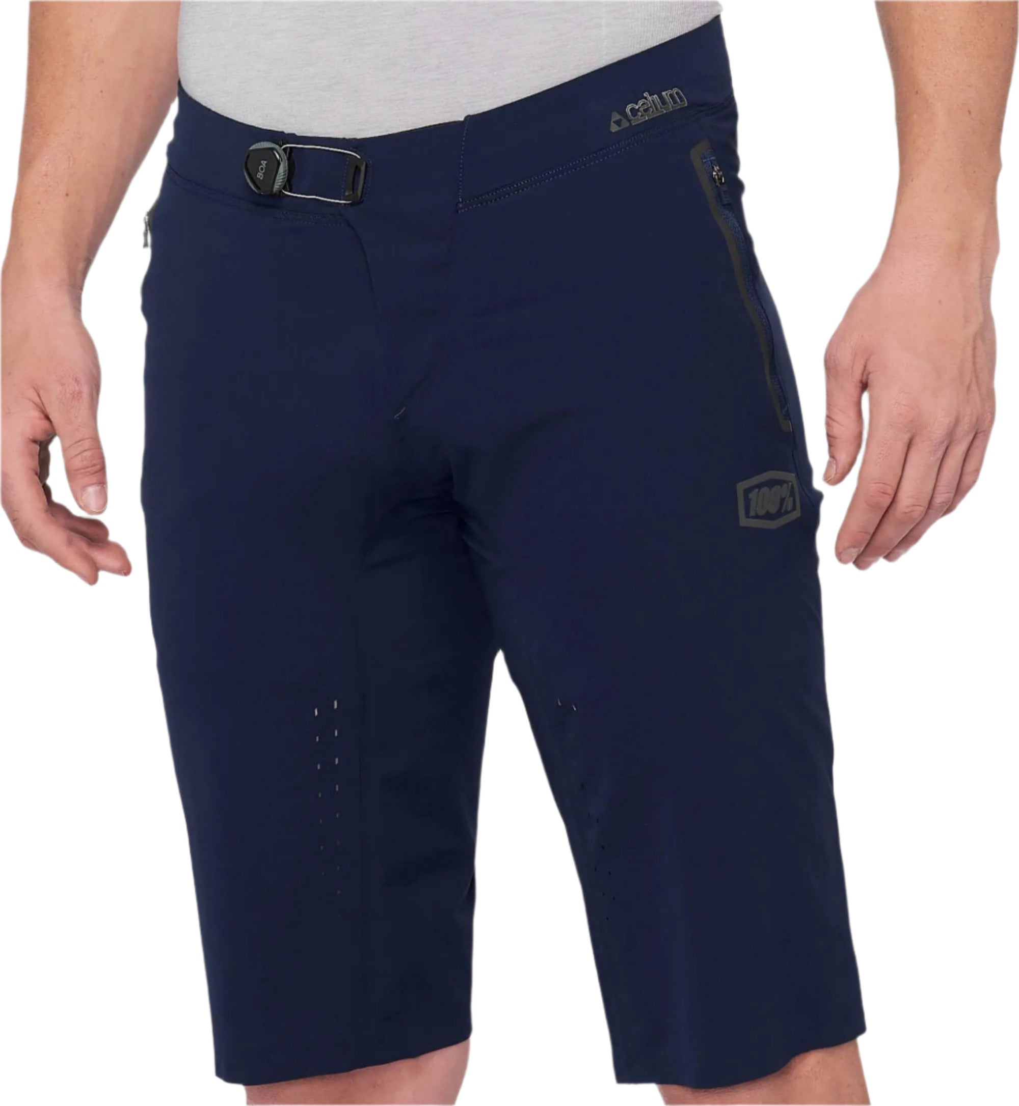 100% Celium Shorts Navy - FREE UK Shipping, FREE 365 Day Returns | Moto Central